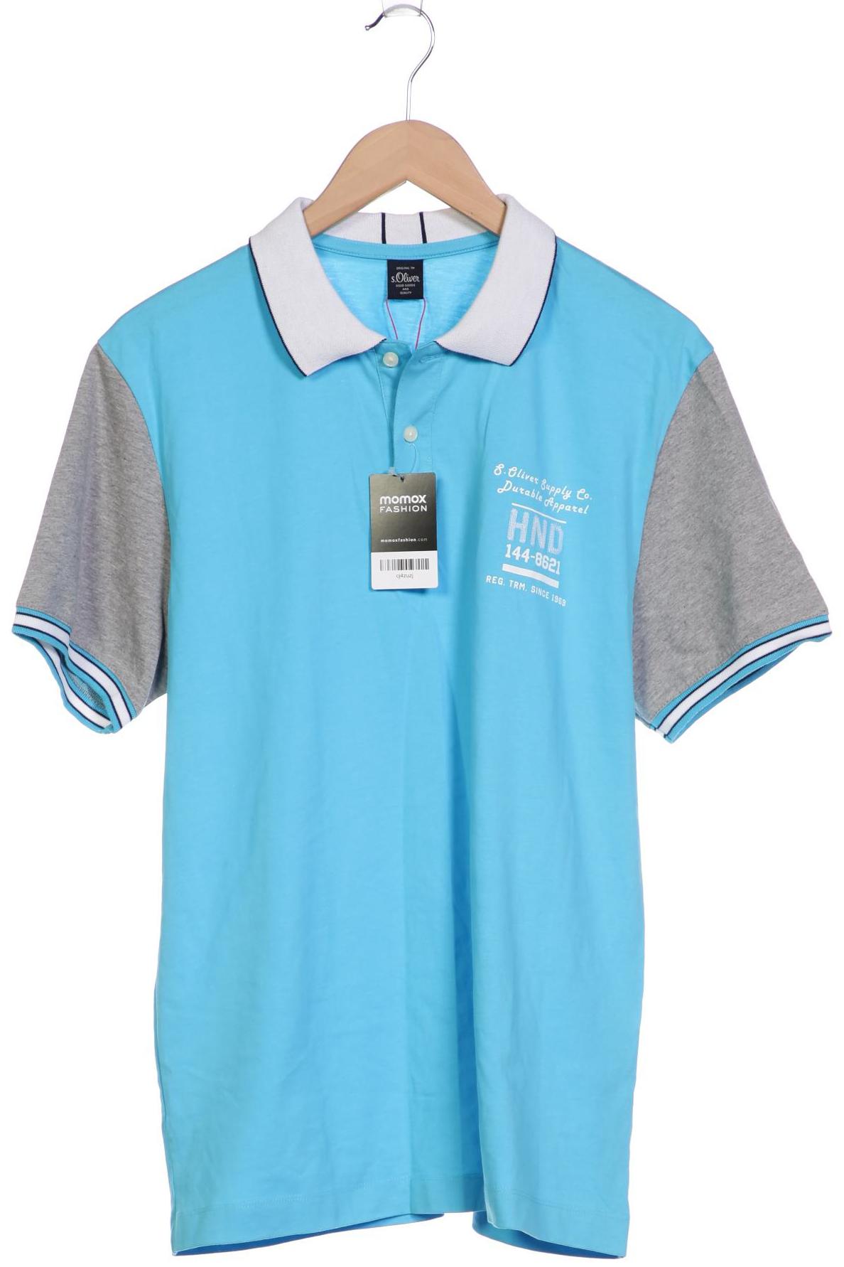 

s.Oliver Herren Poloshirt, hellblau, Gr. 54