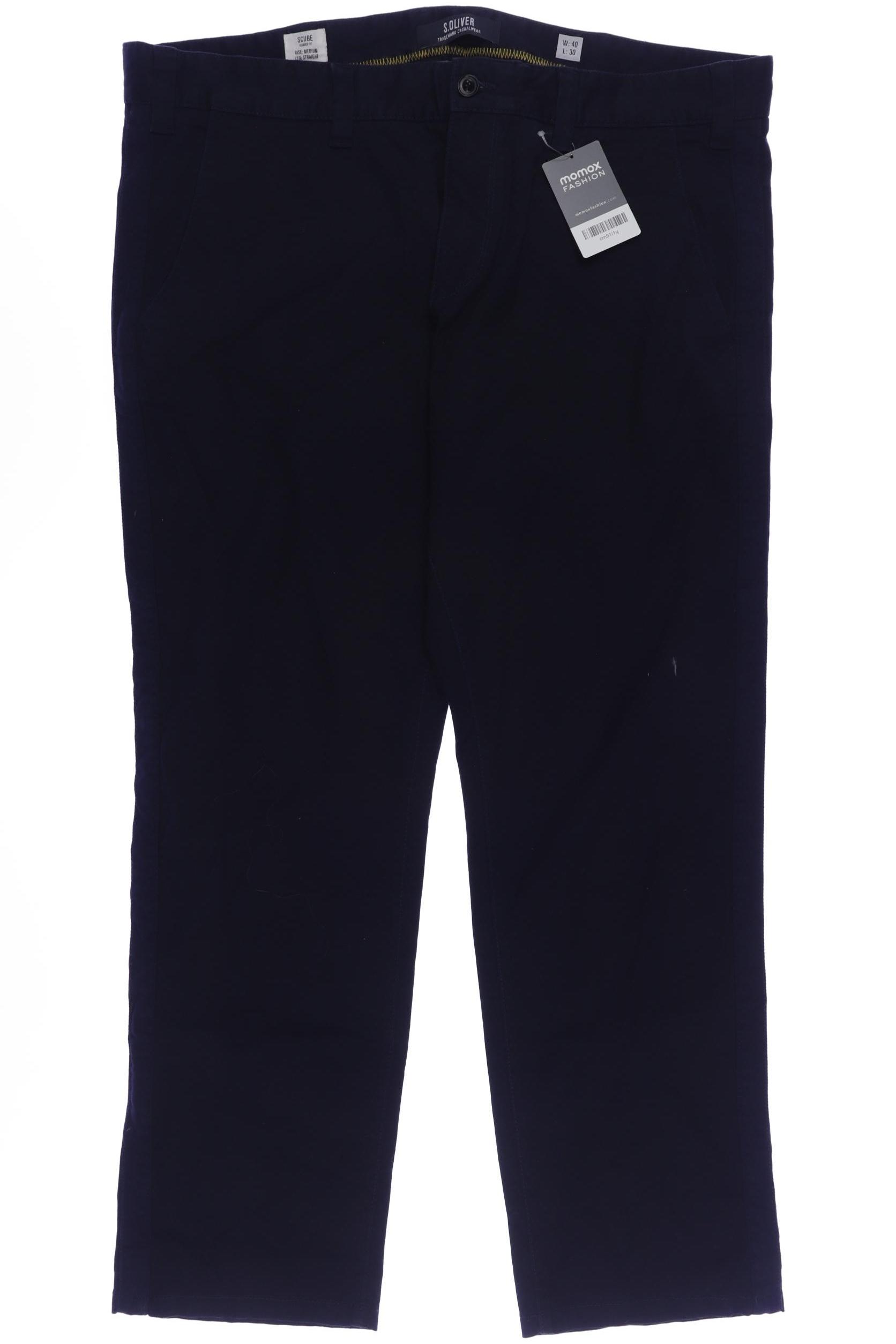 

s.Oliver Herren Stoffhose, marineblau, Gr. 40