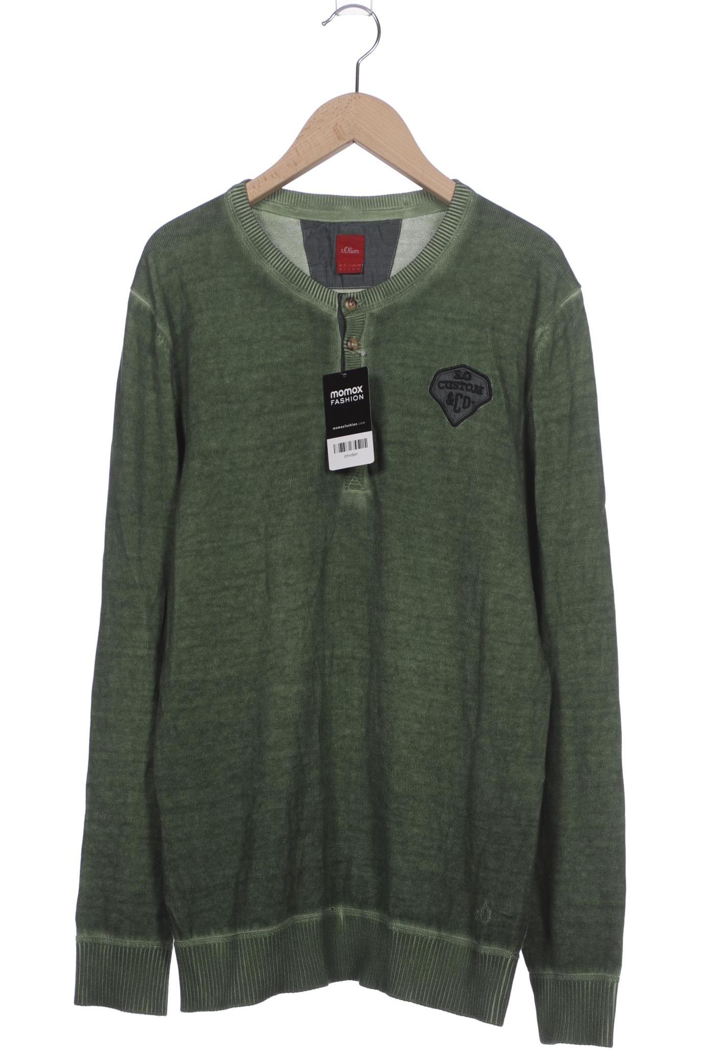 Thumbnail - s.Oliver Herren Pullover, grün, Gr. 48
