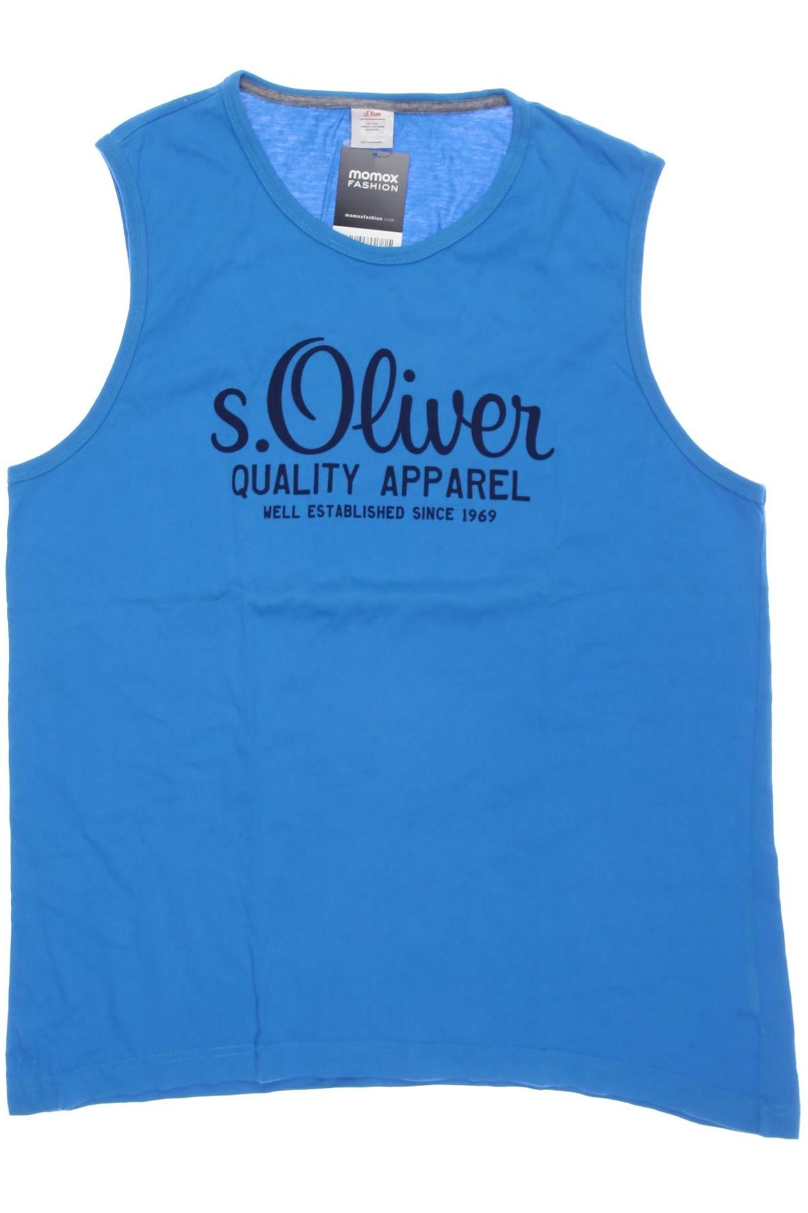 

s.Oliver Herren T-Shirt, blau, Gr. 54