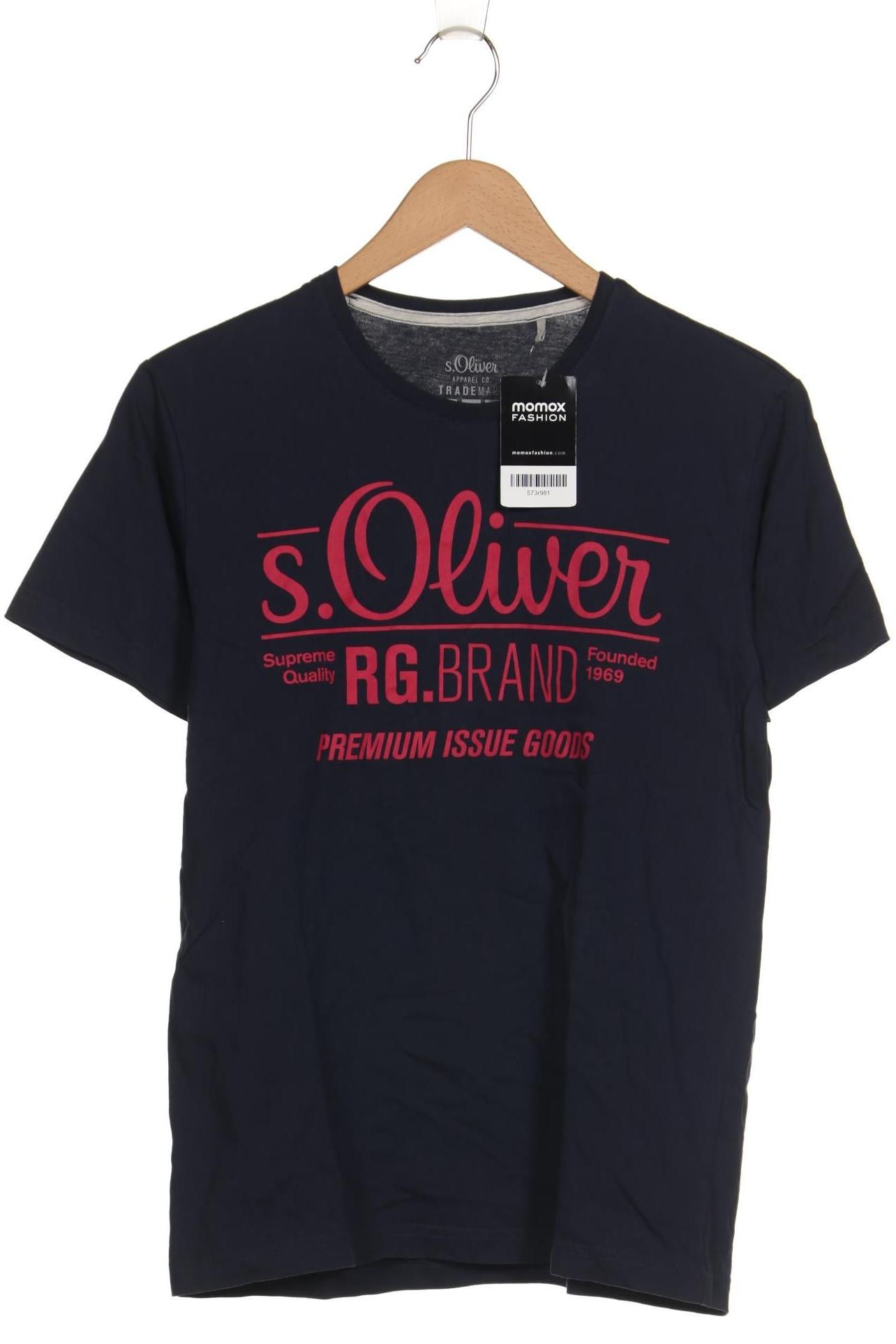 

s.Oliver Herren T-Shirt, marineblau, Gr. 48