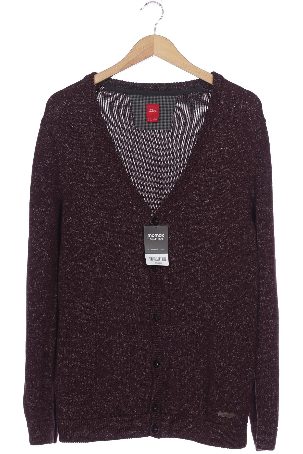 

s.Oliver Herren Strickjacke, bordeaux, Gr. 52