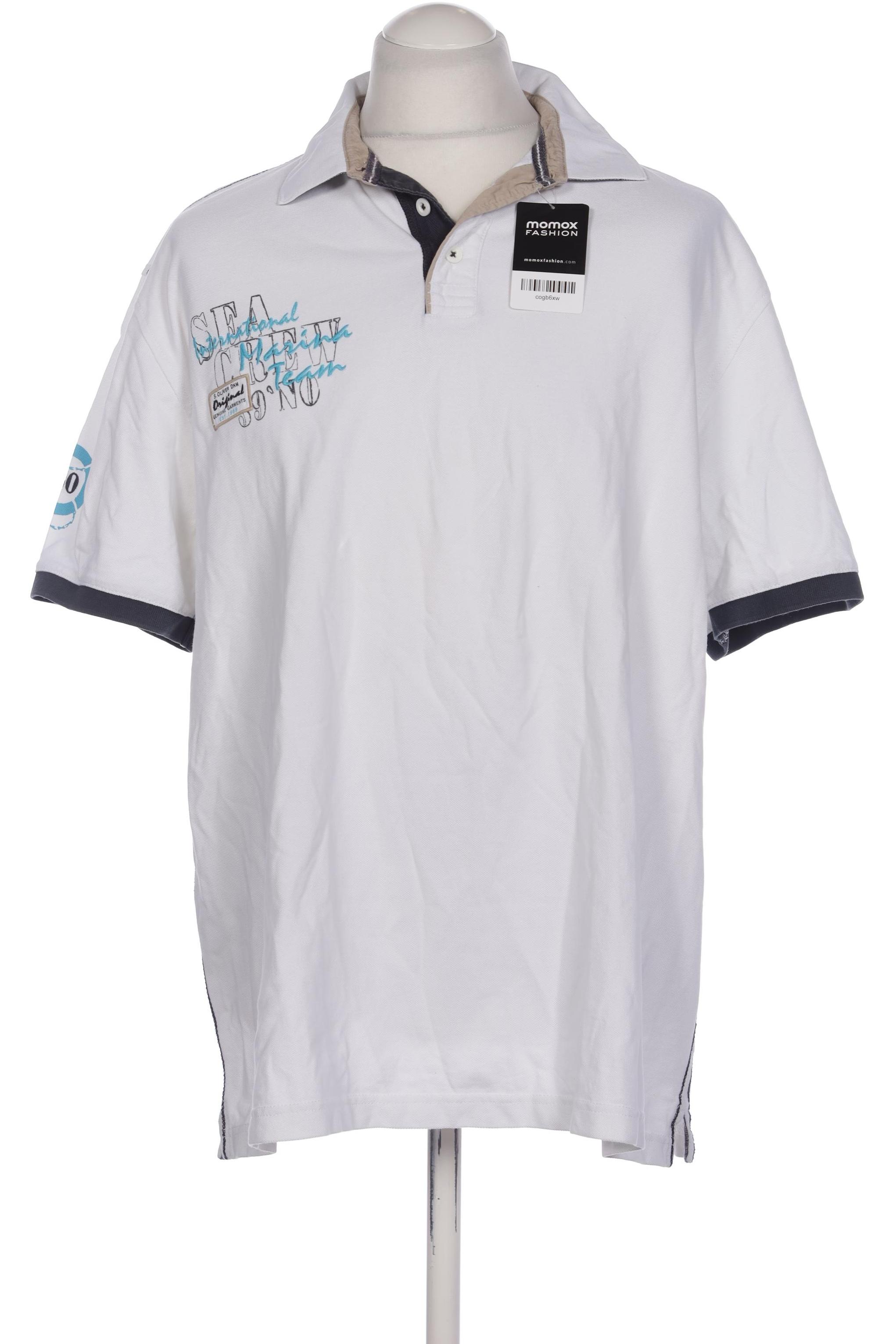 

s.Oliver Herren Poloshirt, weiß, Gr. 56