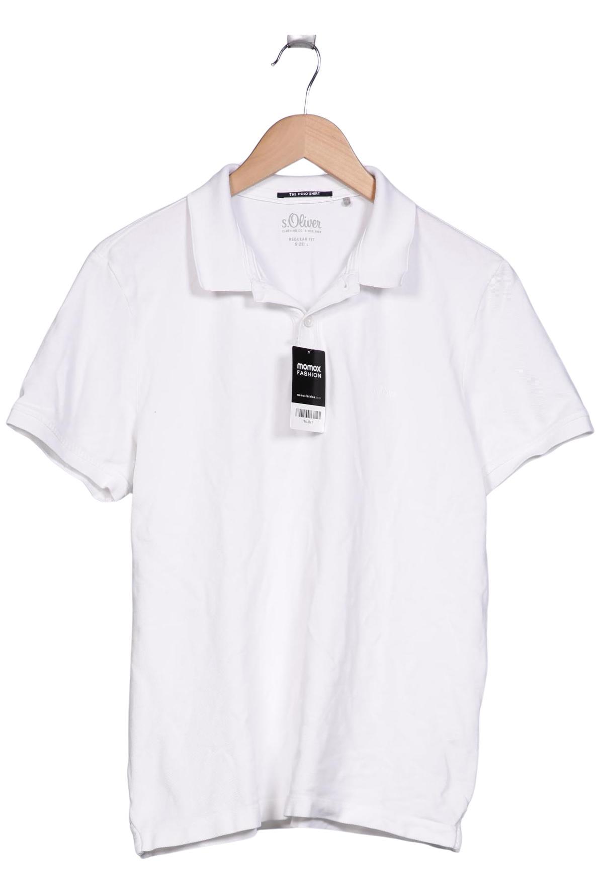 

s.Oliver Herren Poloshirt, weiß, Gr. 52