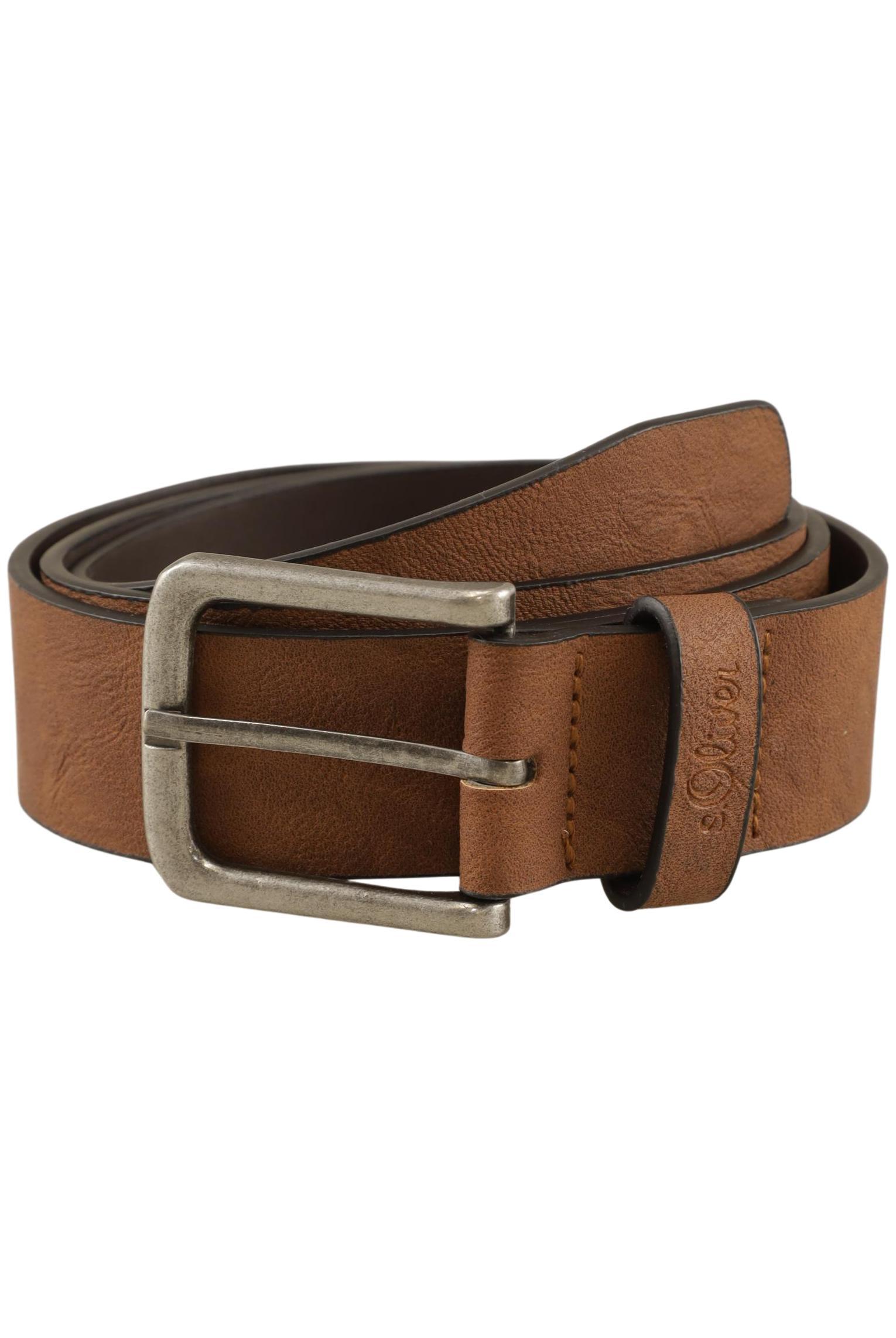 

s.Oliver Herren Gürtel, braun, Gr. 90