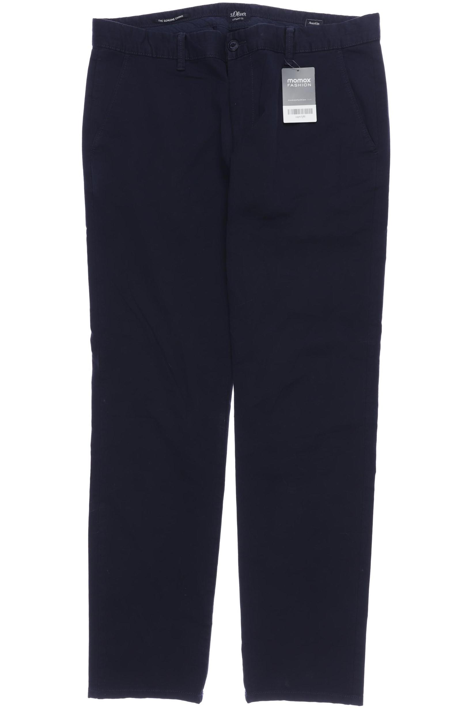 

s.Oliver Herren Stoffhose, marineblau, Gr. 34