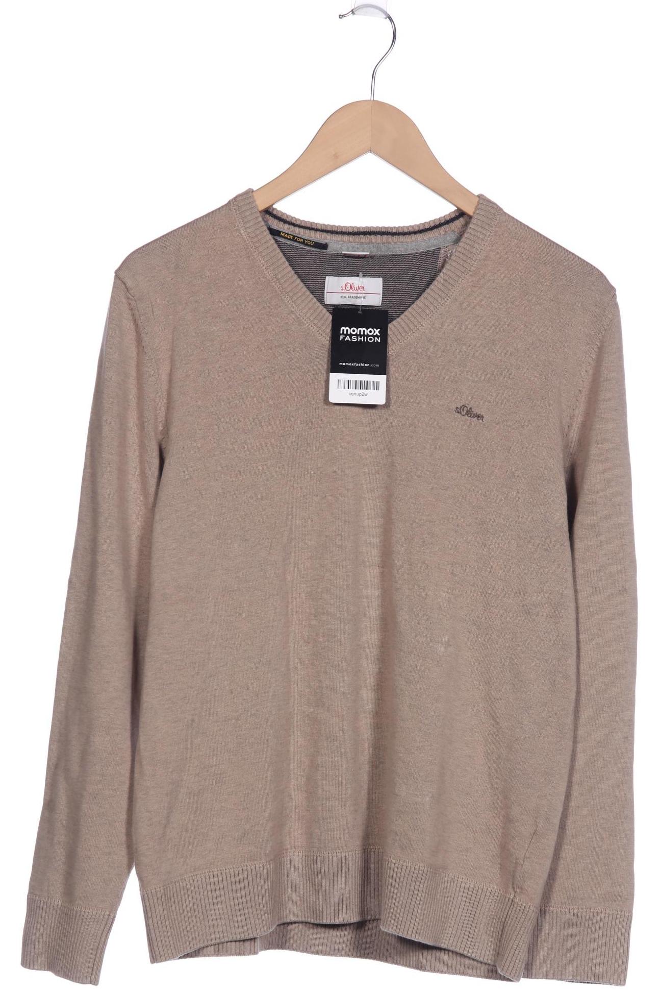 

s.Oliver Herren Pullover, beige, Gr. 48