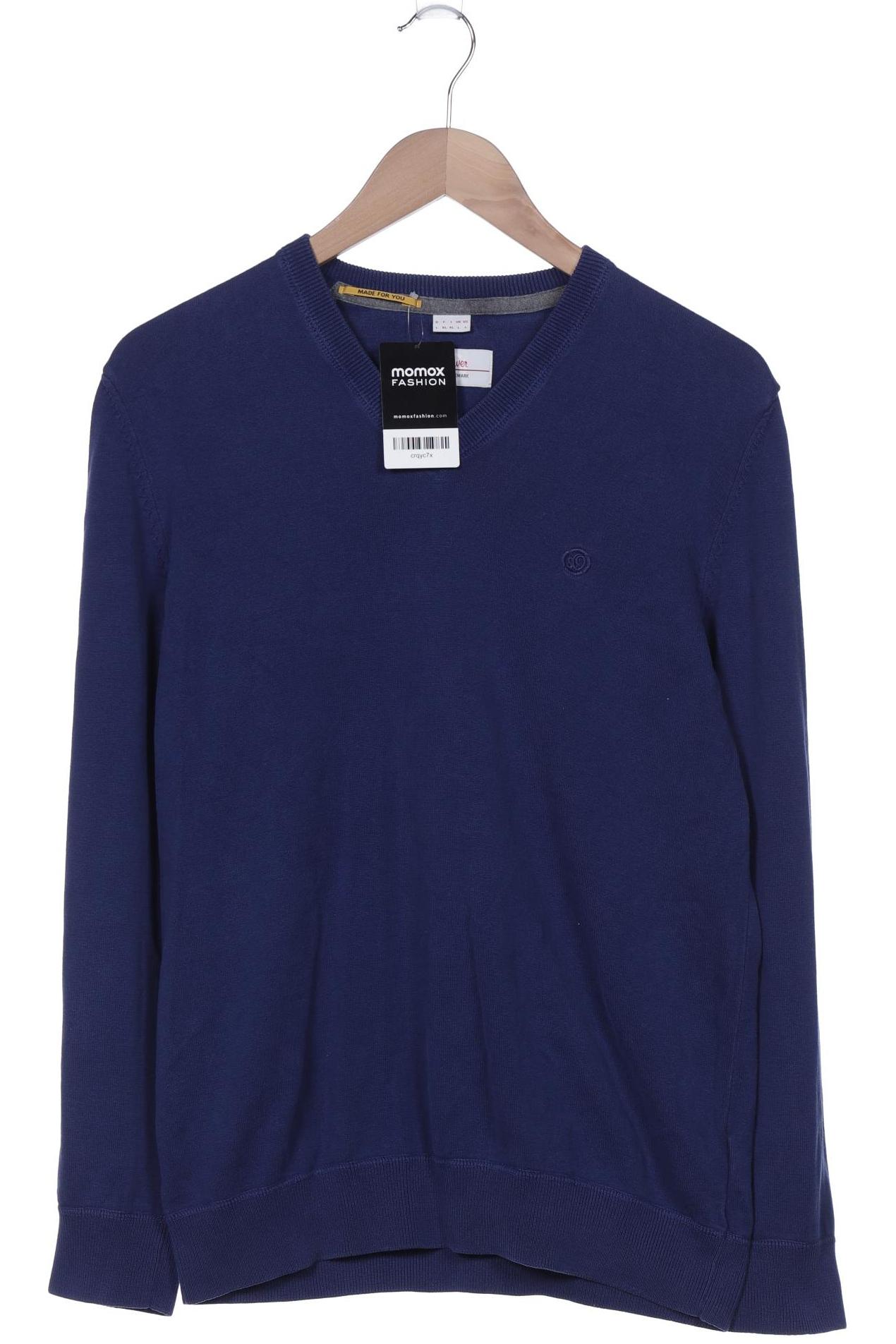 

s.Oliver Herren Pullover, blau, Gr. 52