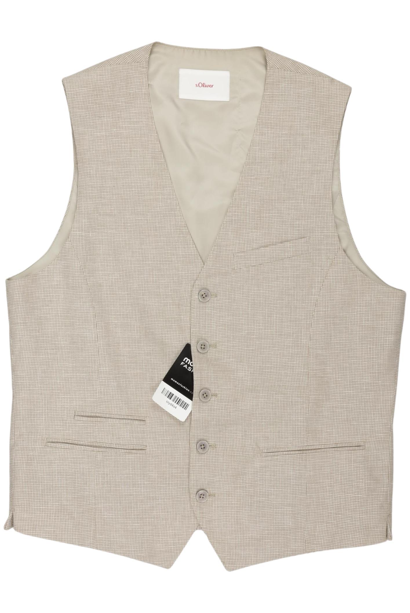 

s.Oliver Herren Weste, beige, Gr. 48
