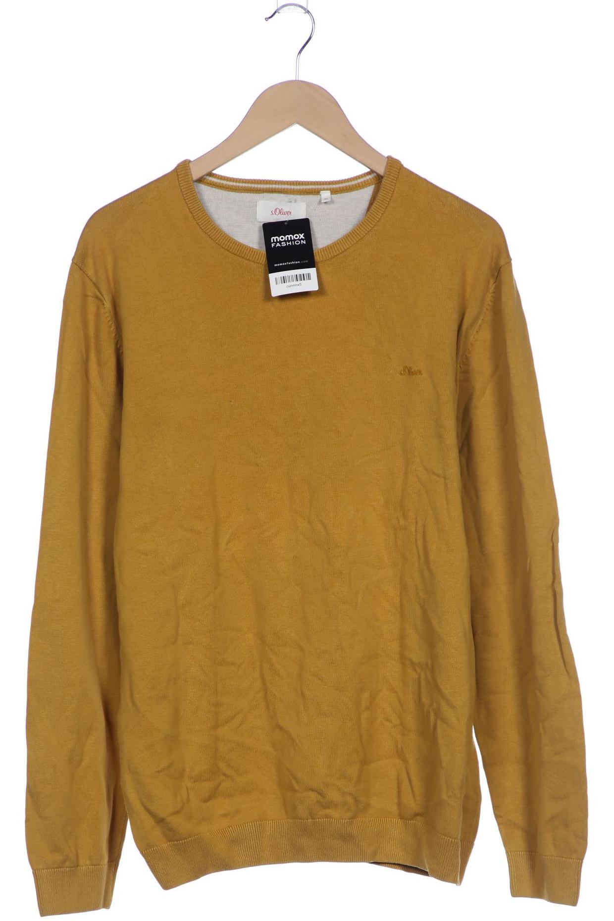 

s.Oliver Herren Pullover, gelb, Gr. 54
