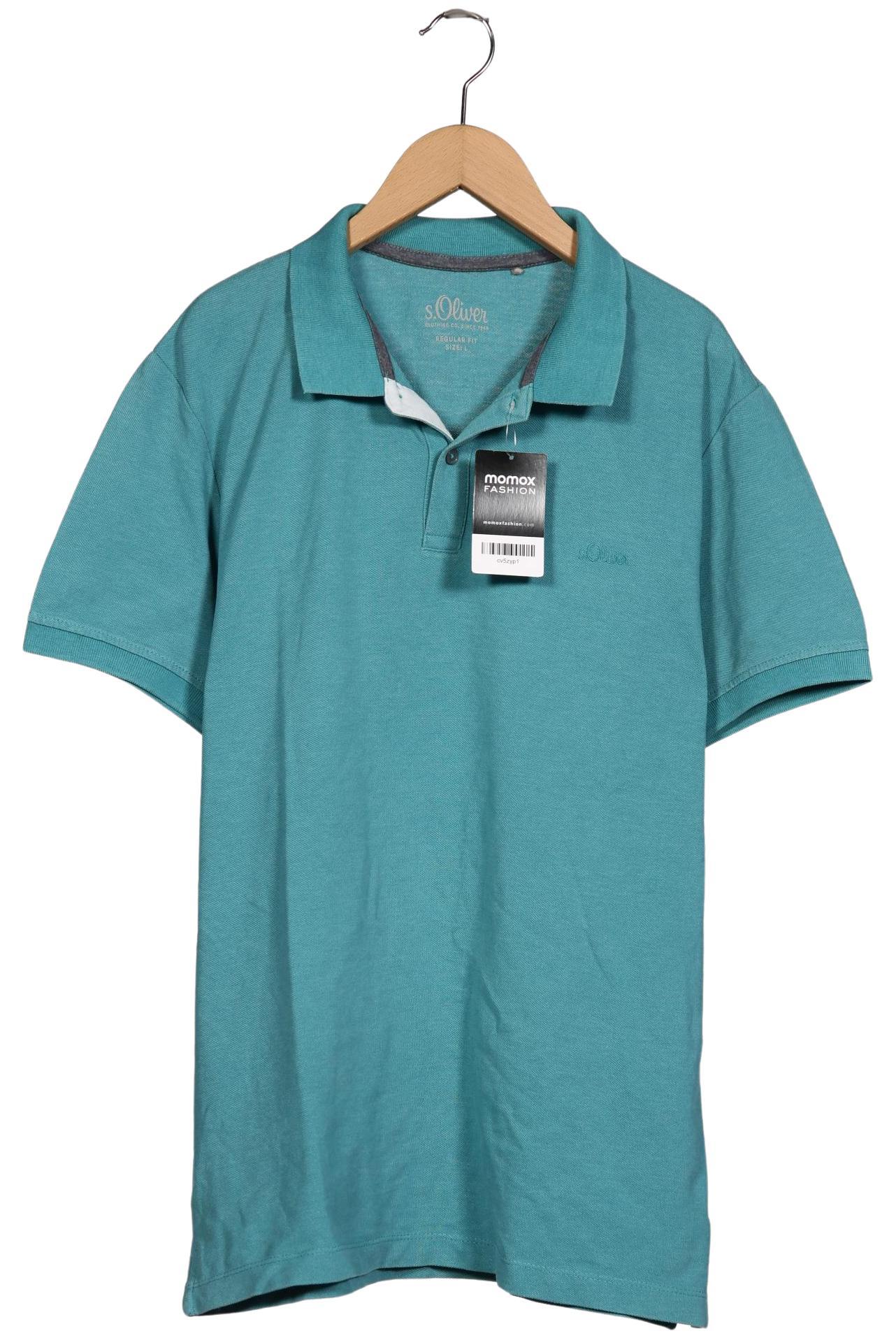 

s.Oliver Herren Poloshirt, türkis, Gr. 52