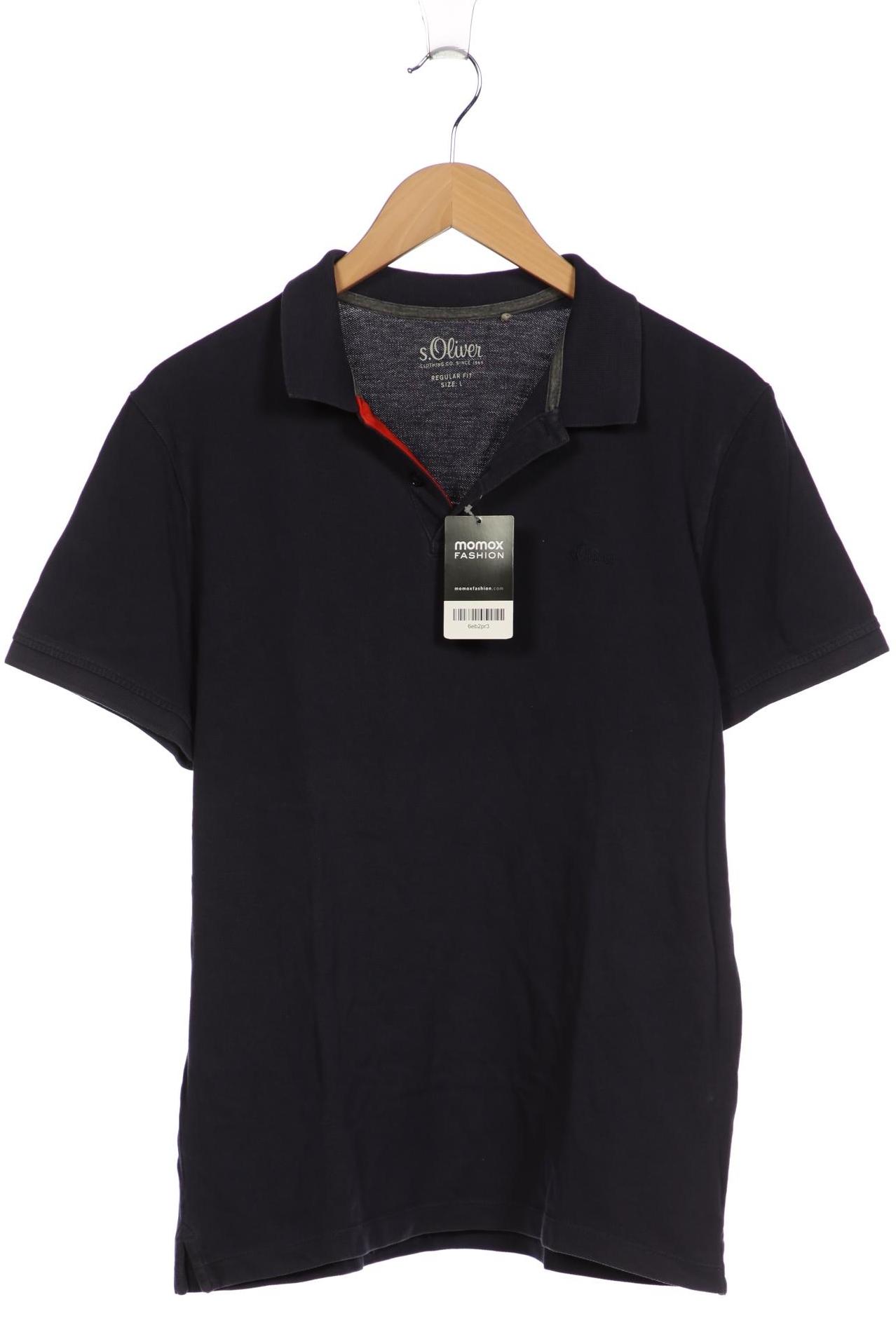 

s.Oliver Herren Poloshirt, marineblau, Gr. 52