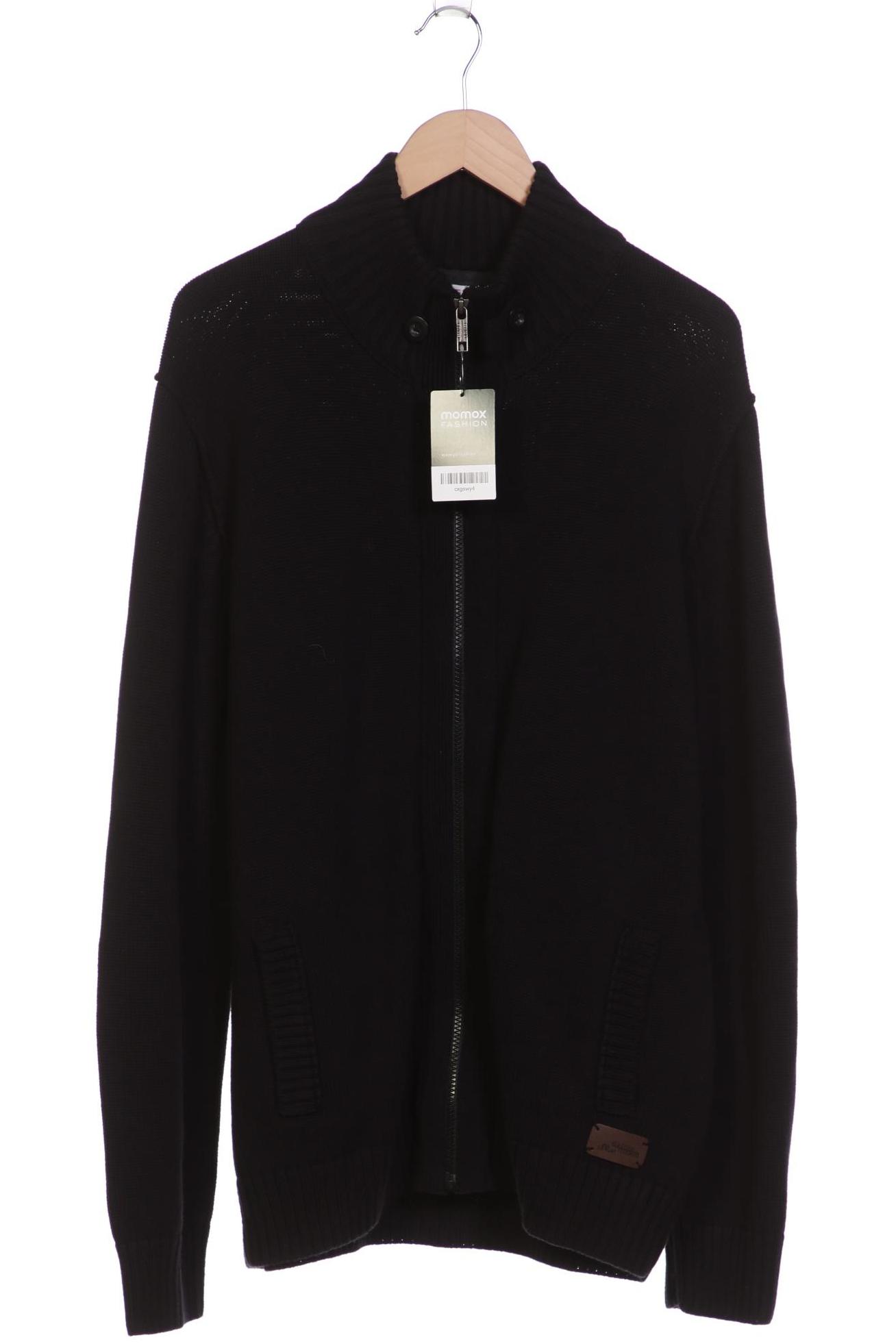 

s.Oliver Herren Strickjacke, schwarz, Gr. 54