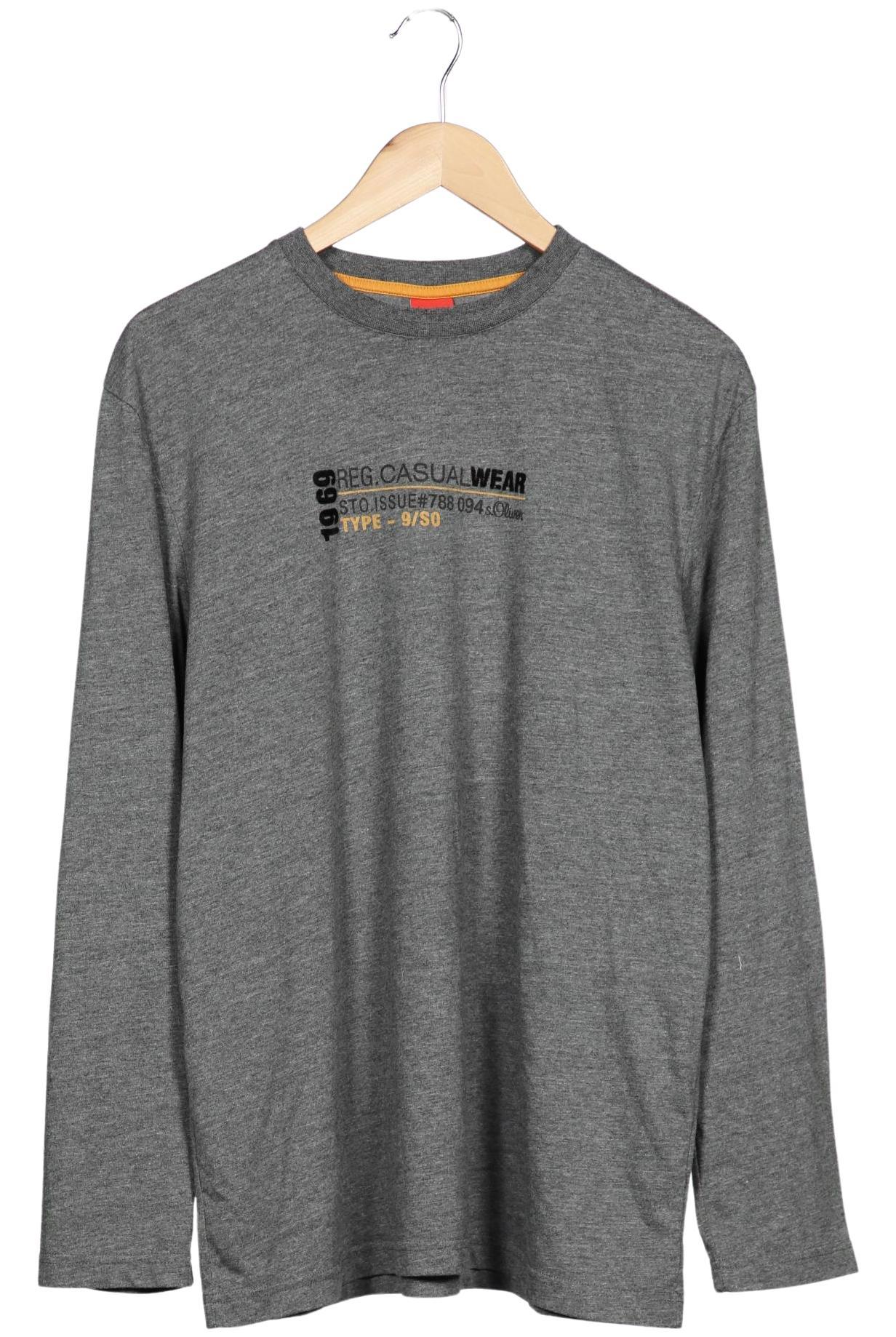 Thumbnail - s.Oliver Herren Langarmshirt, grau, Gr. 56