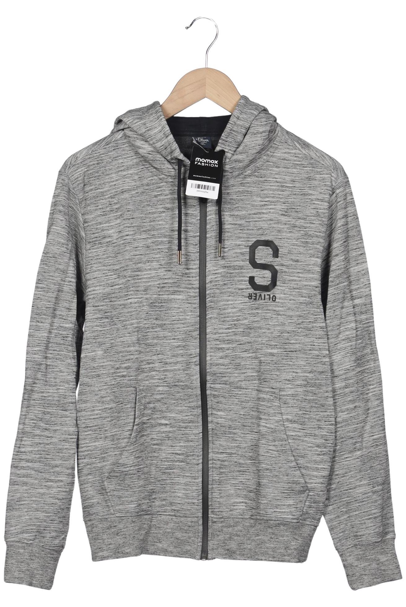 

s.Oliver Herren Kapuzenpullover, grau, Gr. 48