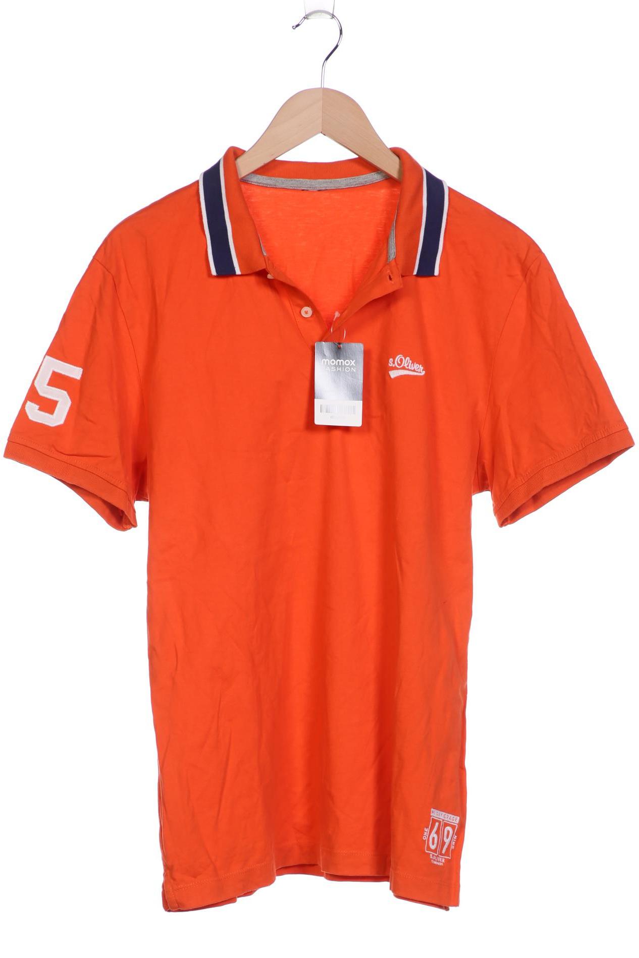 

s.Oliver Herren Poloshirt, orange, Gr. 56