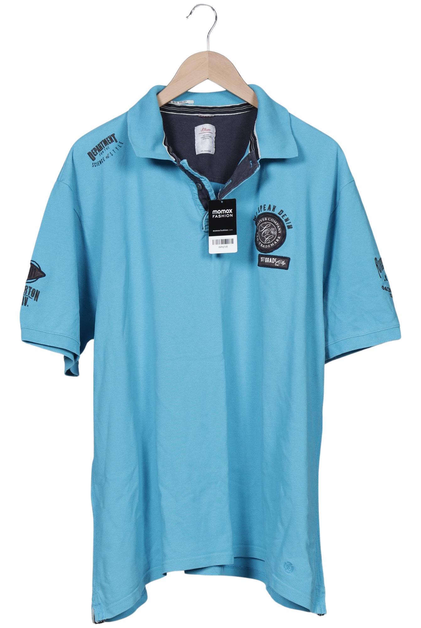 

s.Oliver Herren Poloshirt, blau, Gr. 58