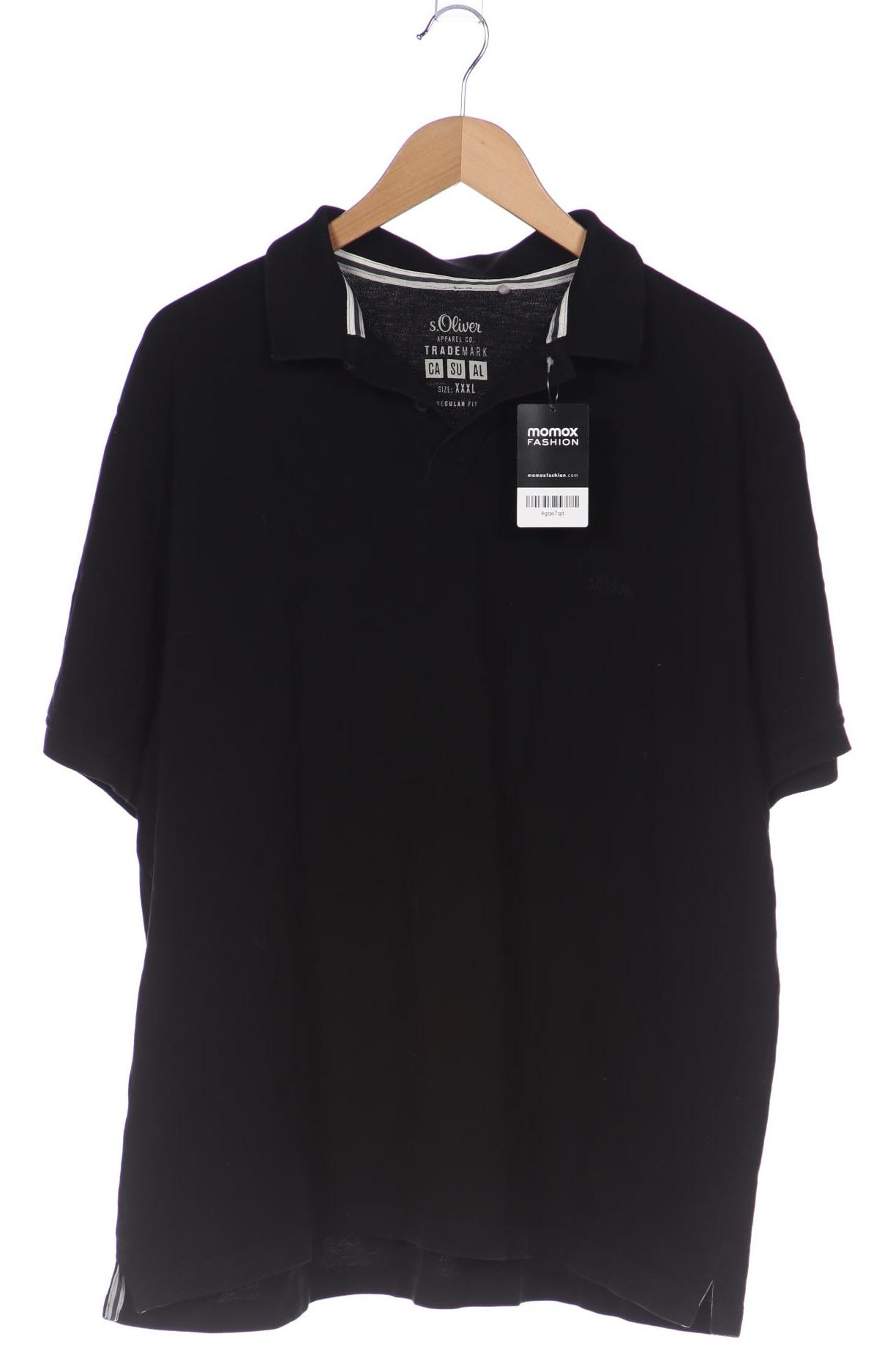 

s.Oliver Herren Poloshirt, schwarz, Gr. 58