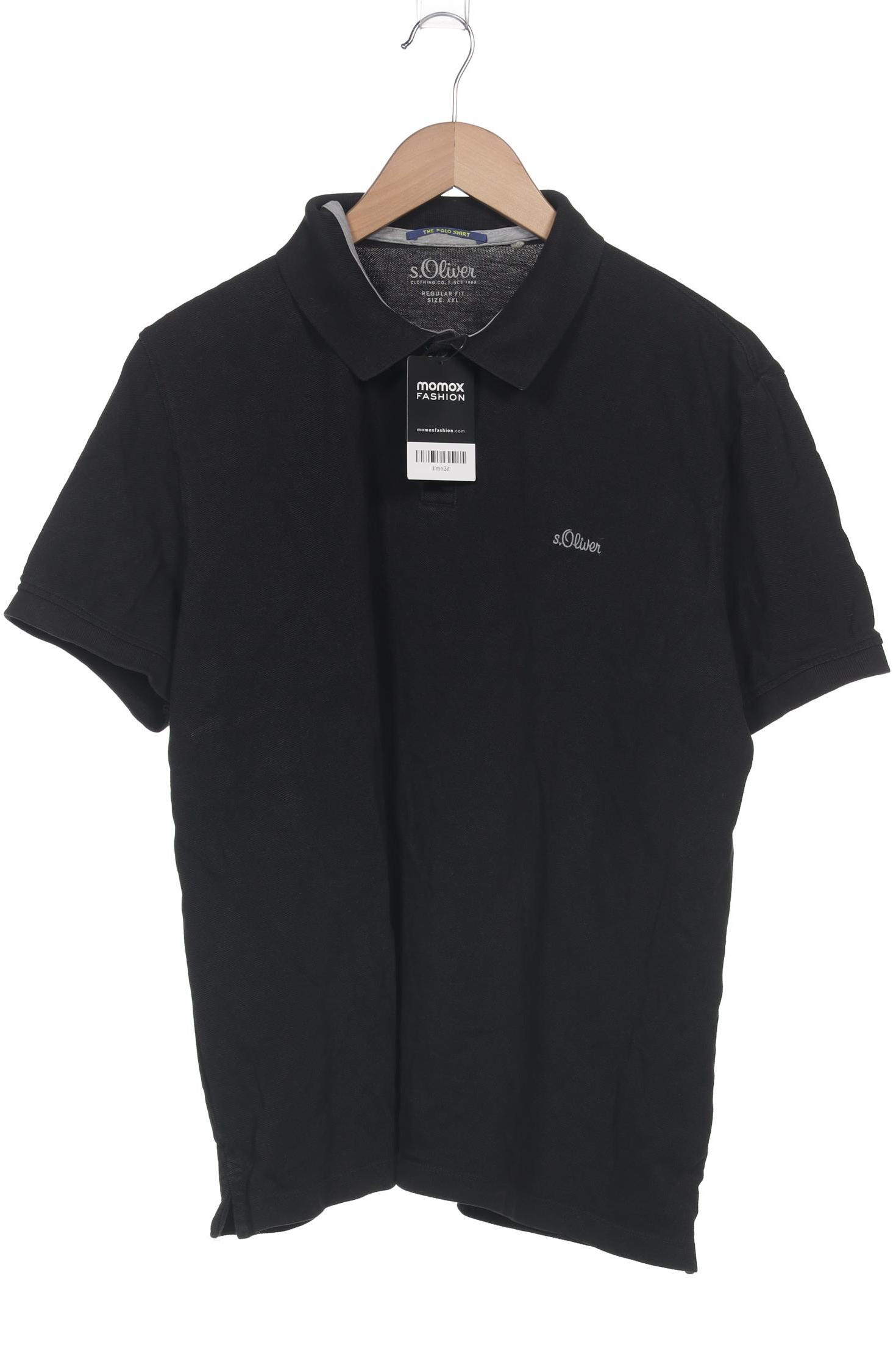 

s.Oliver Herren Poloshirt, schwarz, Gr. 56