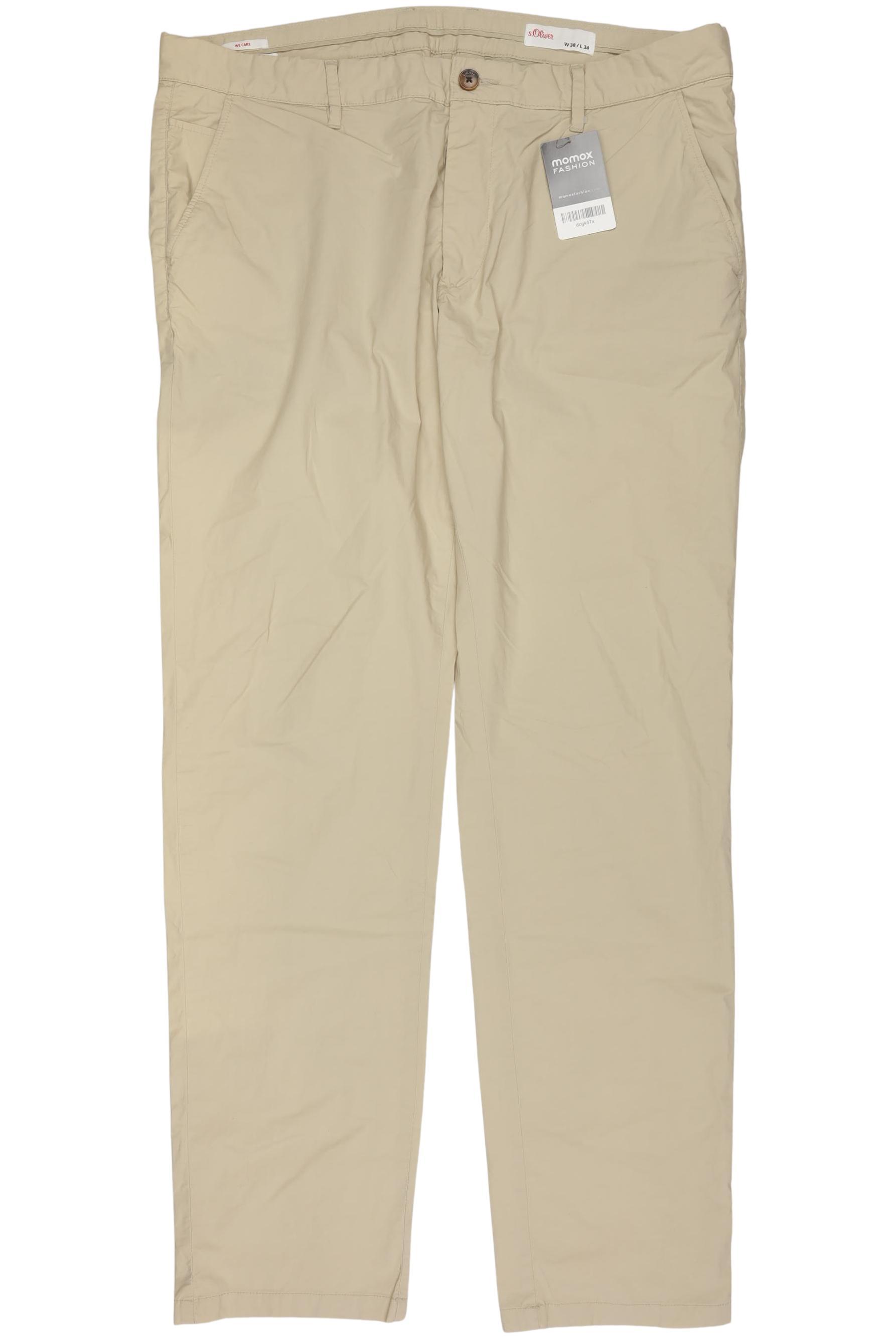 

s.Oliver Herren Stoffhose, beige, Gr. 38