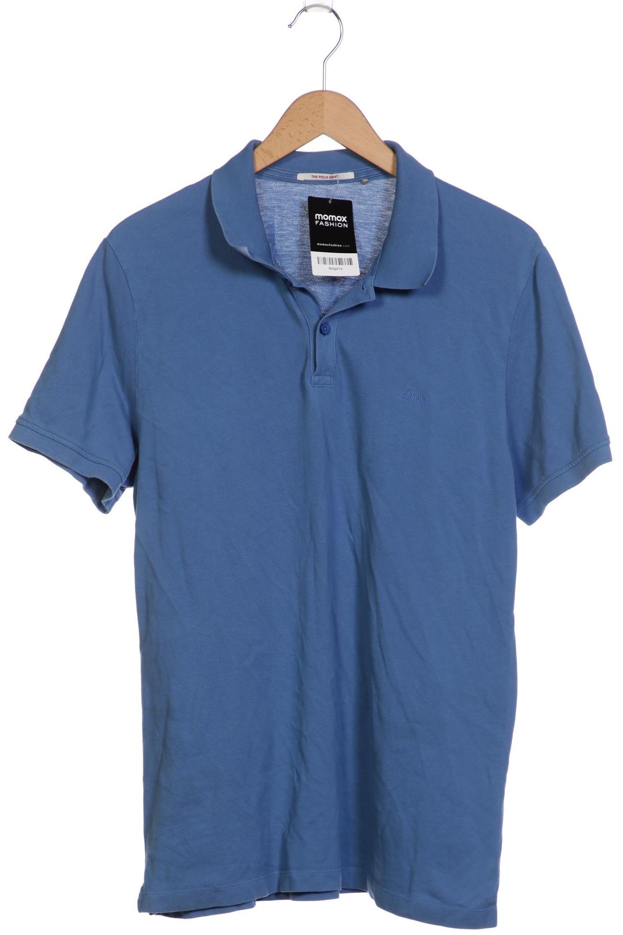 

s.Oliver Herren Poloshirt, blau, Gr. 54