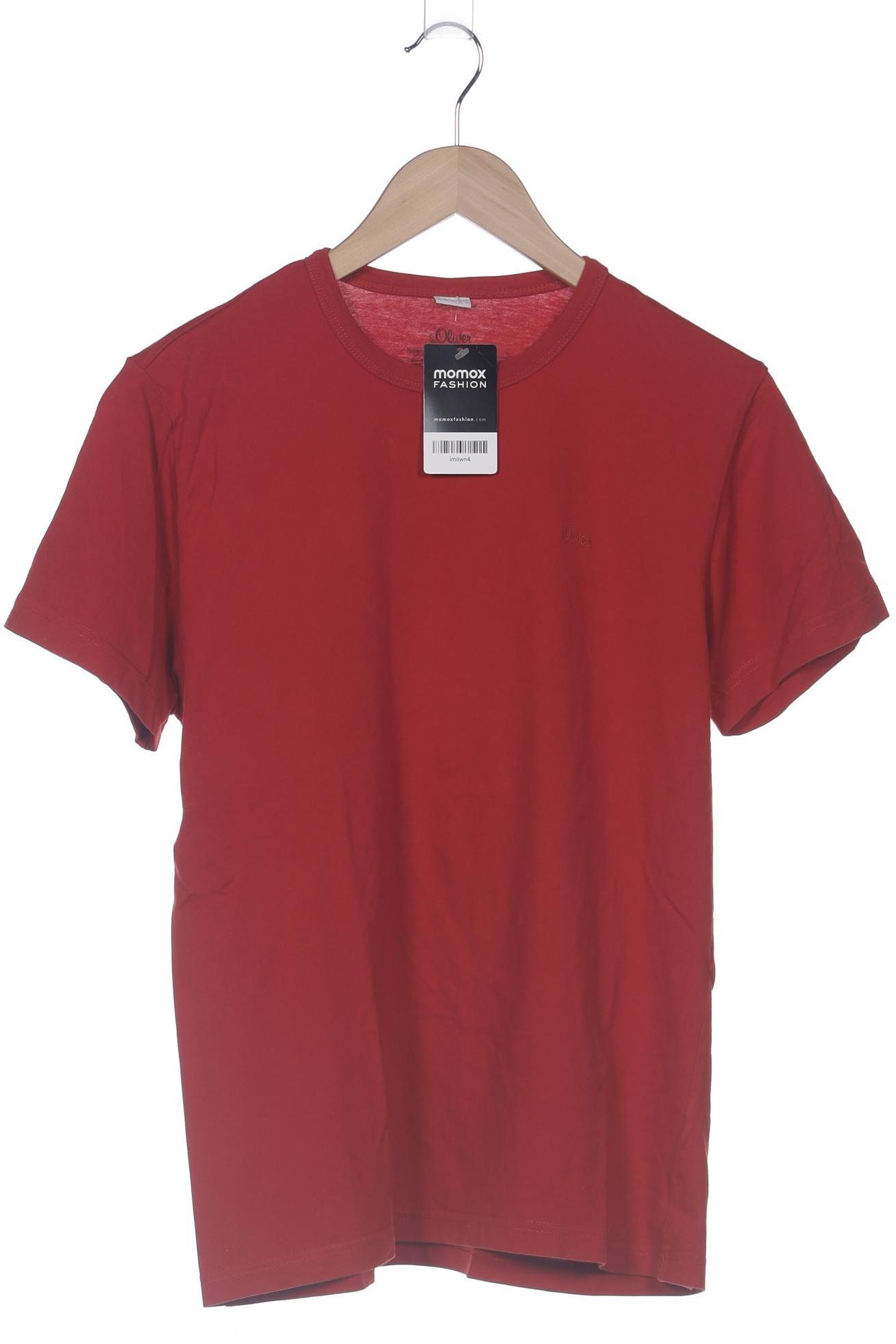 

s.Oliver Herren T-Shirt, rot, Gr. 52
