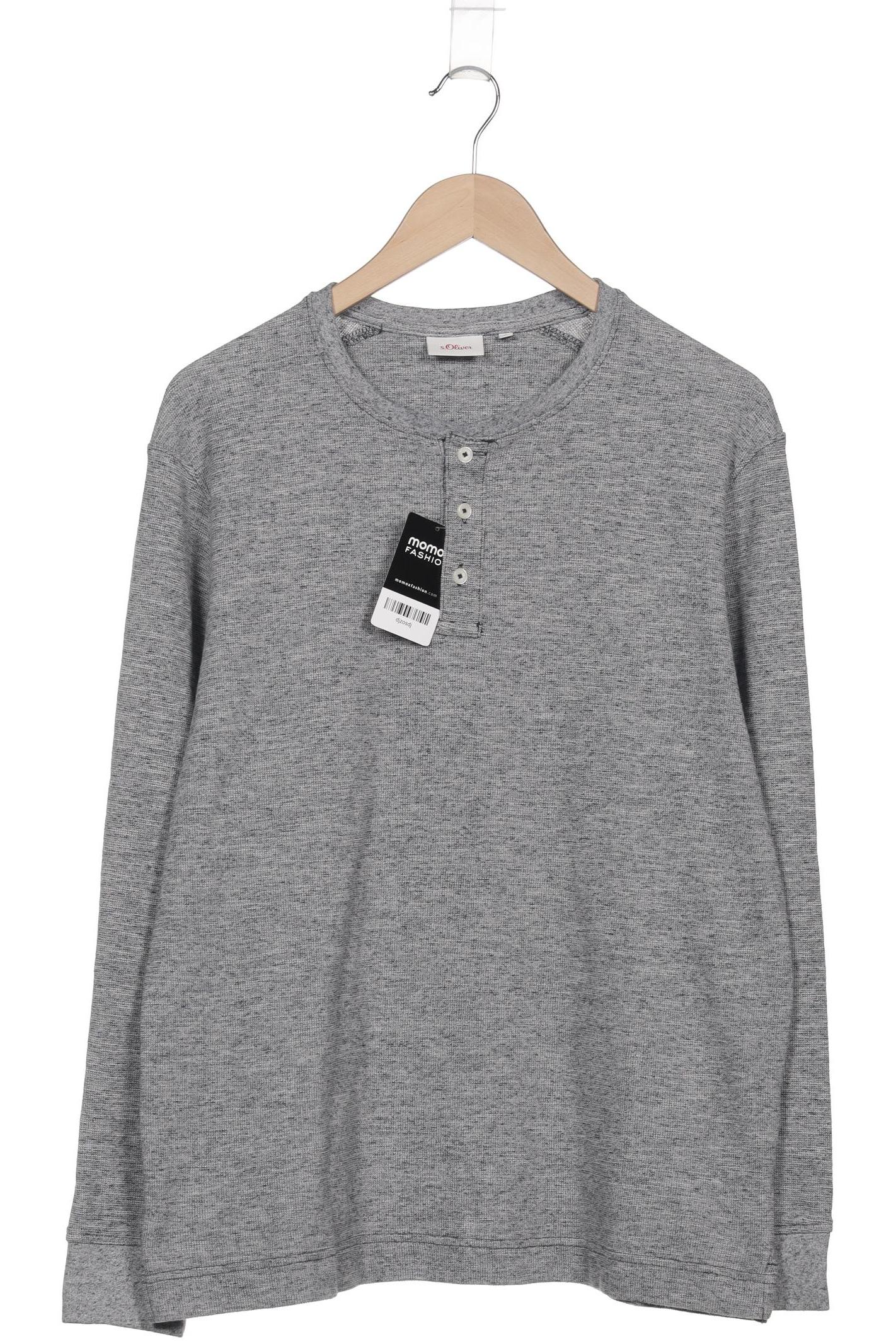 

s.Oliver Herren Langarmshirt, grau, Gr. 52