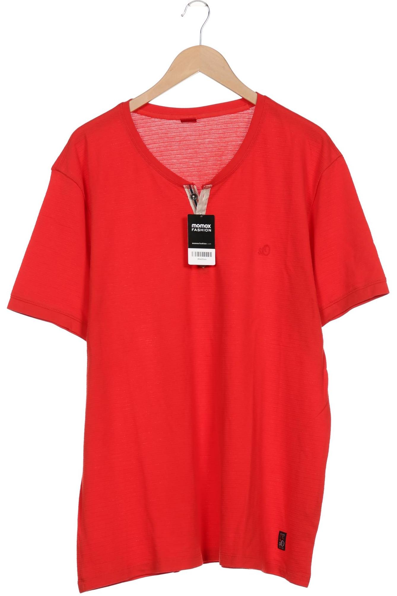 

s.Oliver Herren T-Shirt, rot, Gr. 56