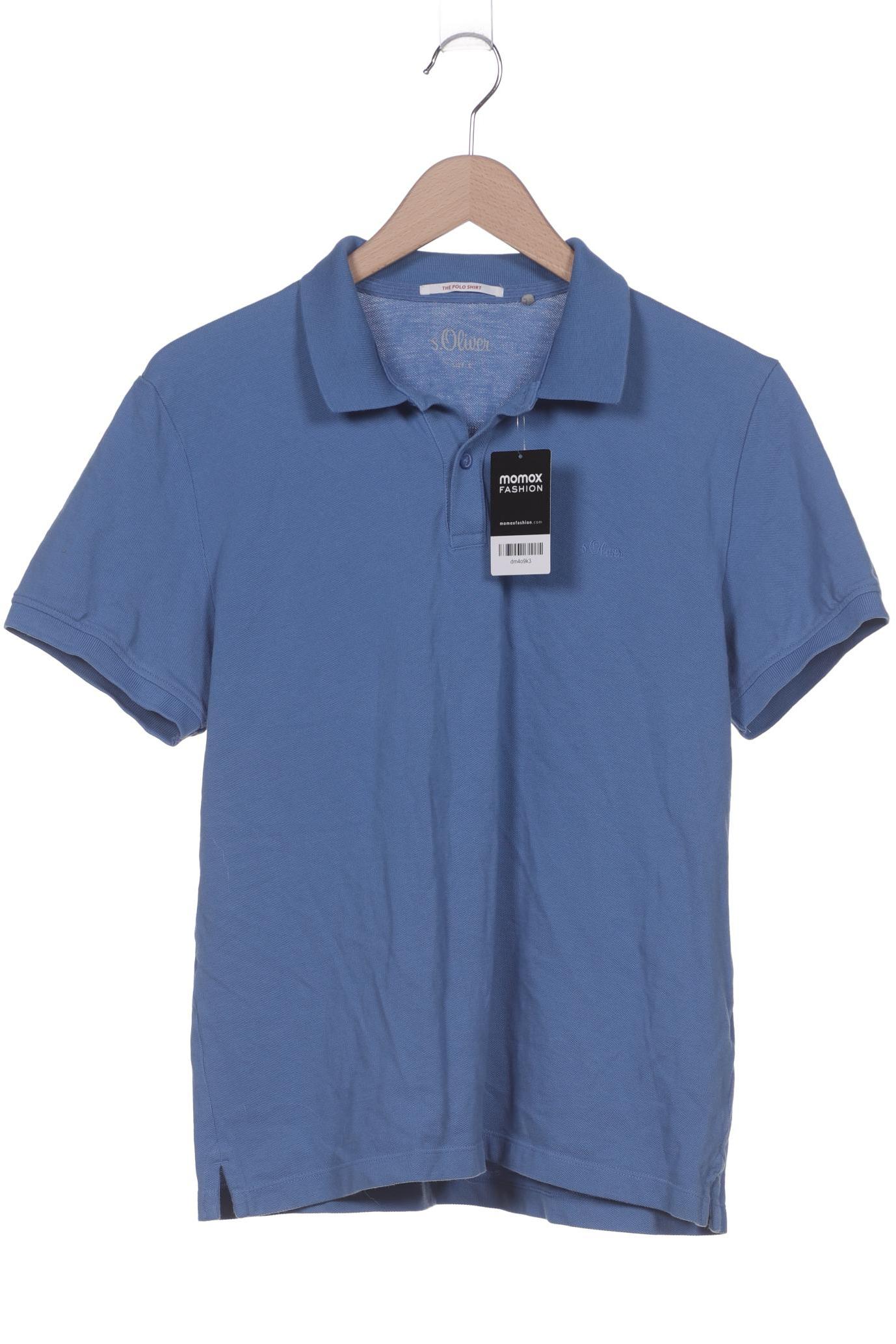

s.Oliver Herren Poloshirt, blau, Gr. 52