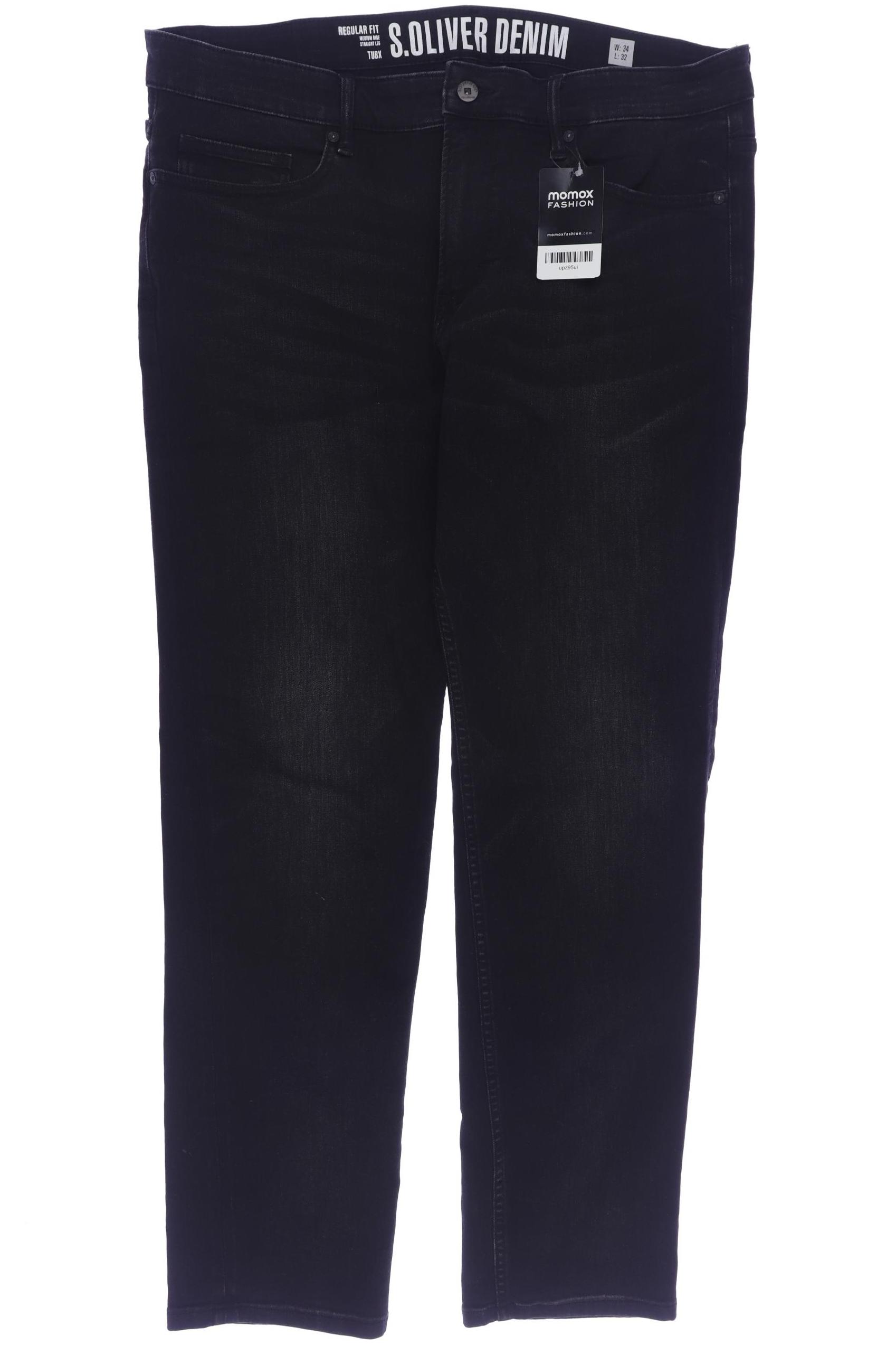 

s.Oliver Herren Jeans, schwarz, Gr. 34