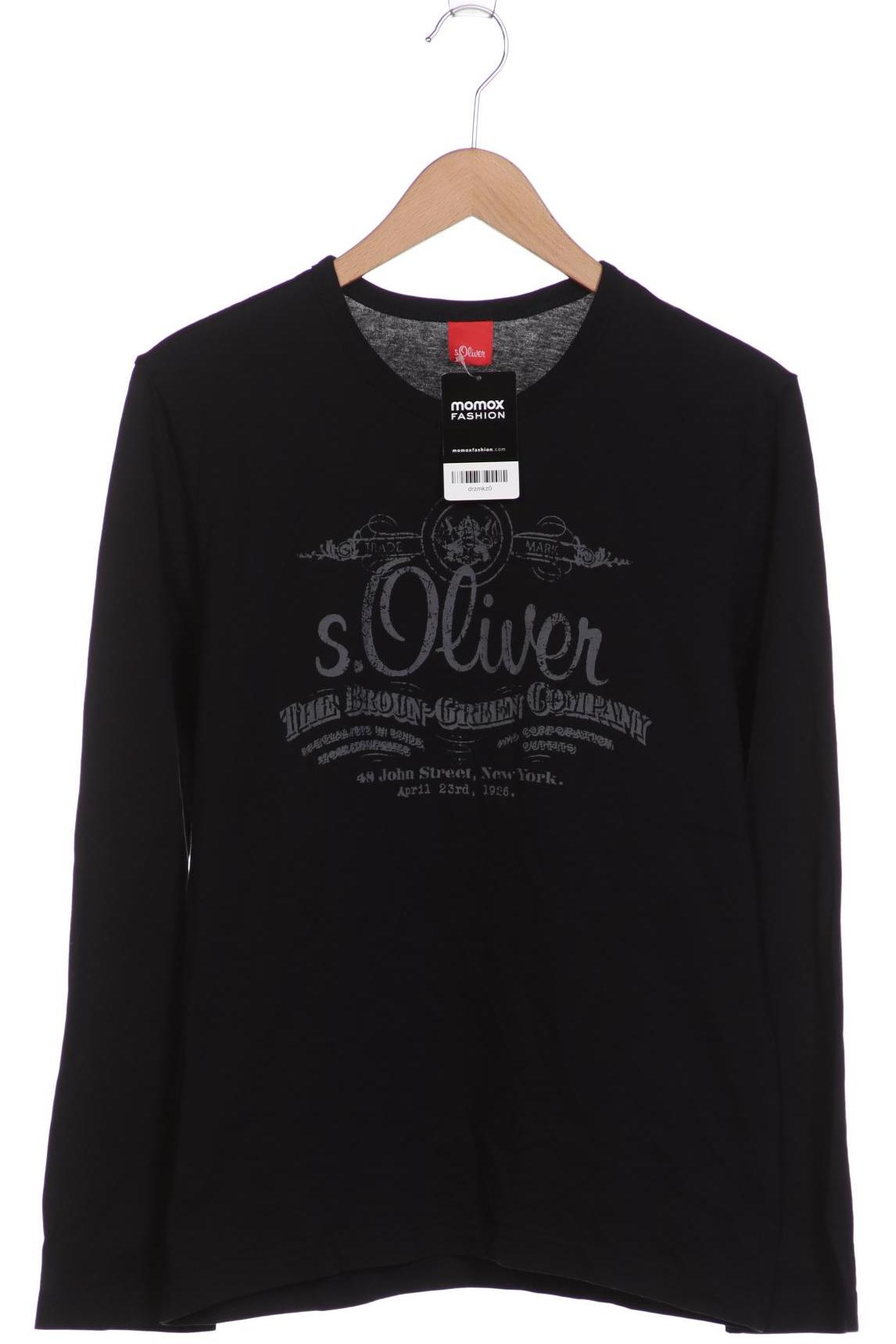 

s.Oliver Herren Langarmshirt, schwarz