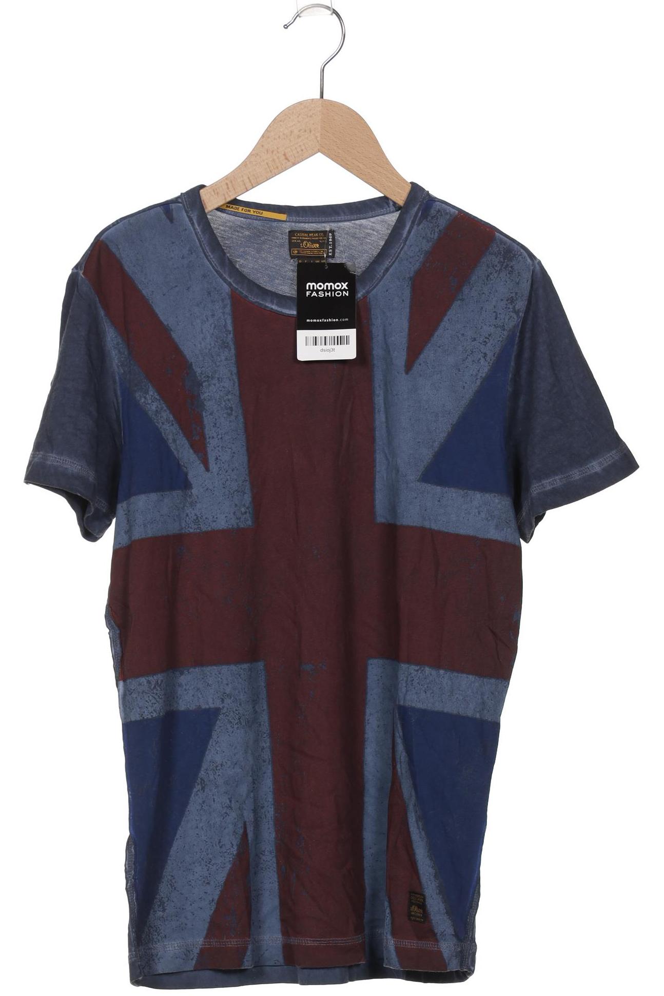 

s.Oliver Herren T-Shirt, marineblau, Gr. 46