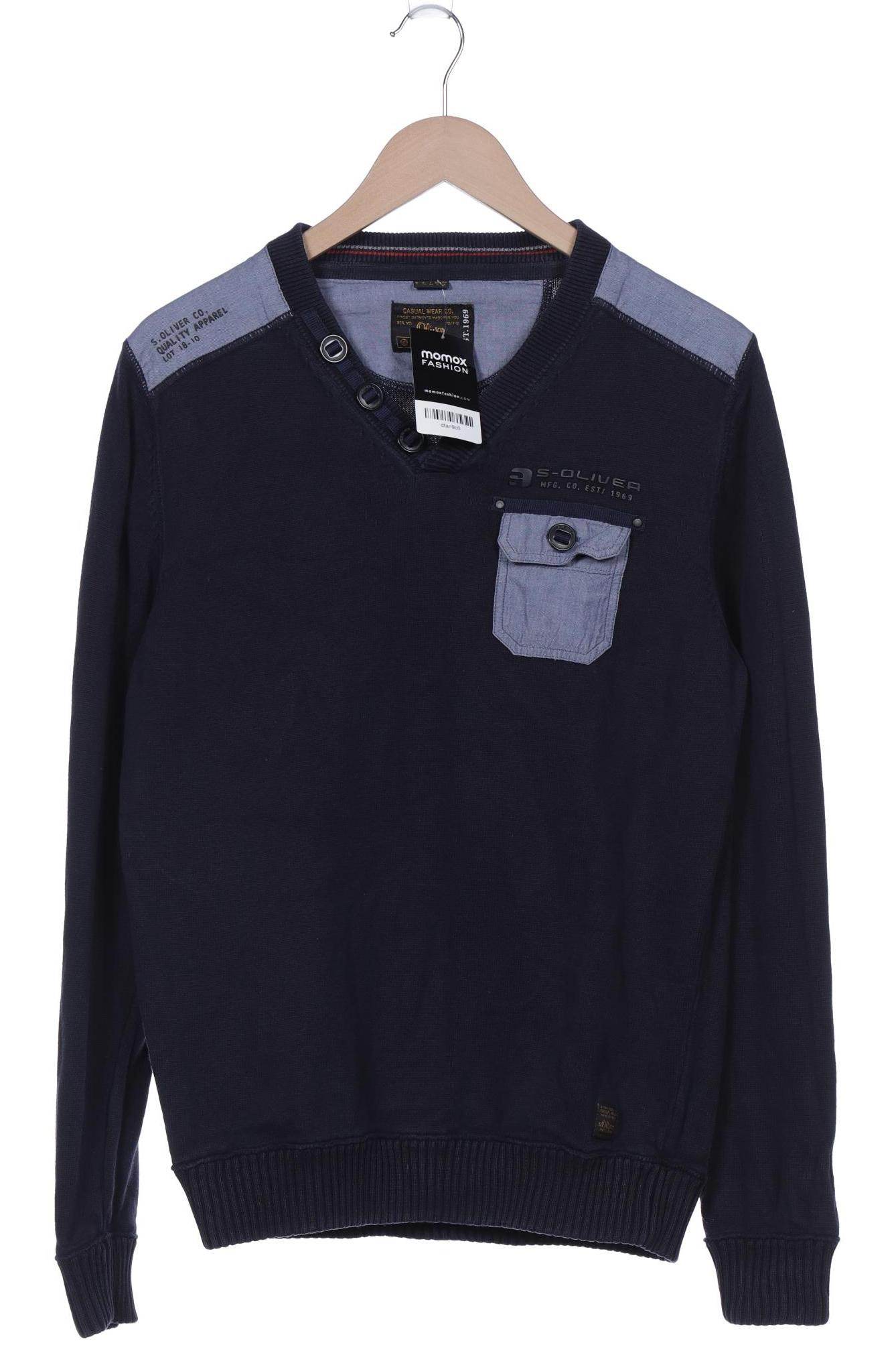 

s.Oliver Herren Pullover, marineblau, Gr. 52