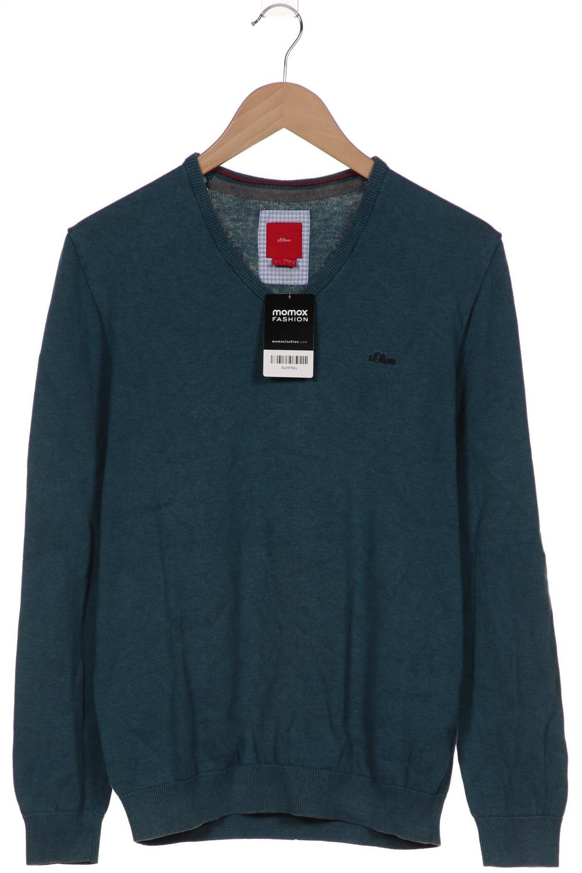 

s.Oliver Herren Pullover, blau, Gr. 48