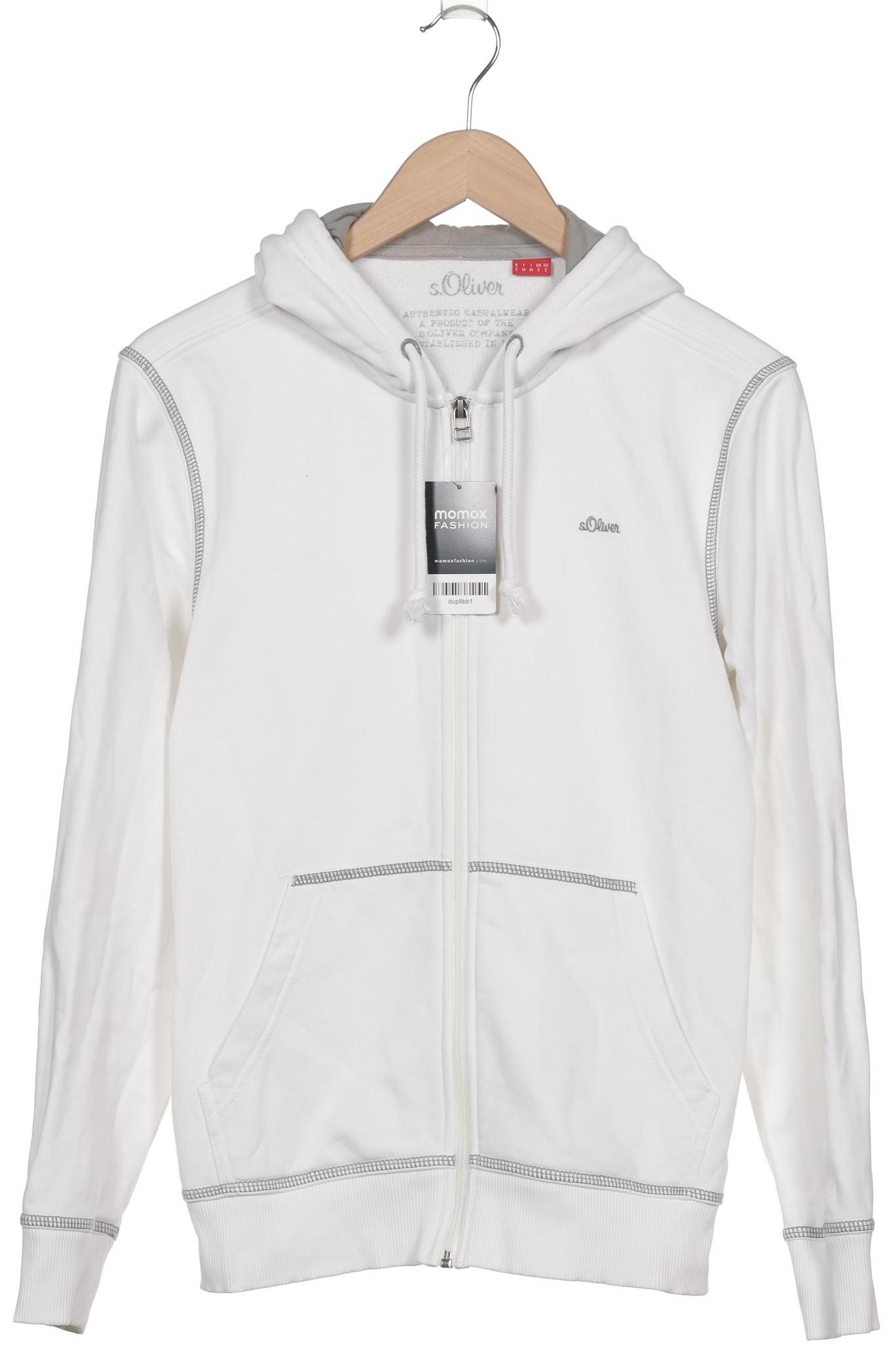 

s.Oliver Herren Kapuzenpullover, weiß, Gr. 46