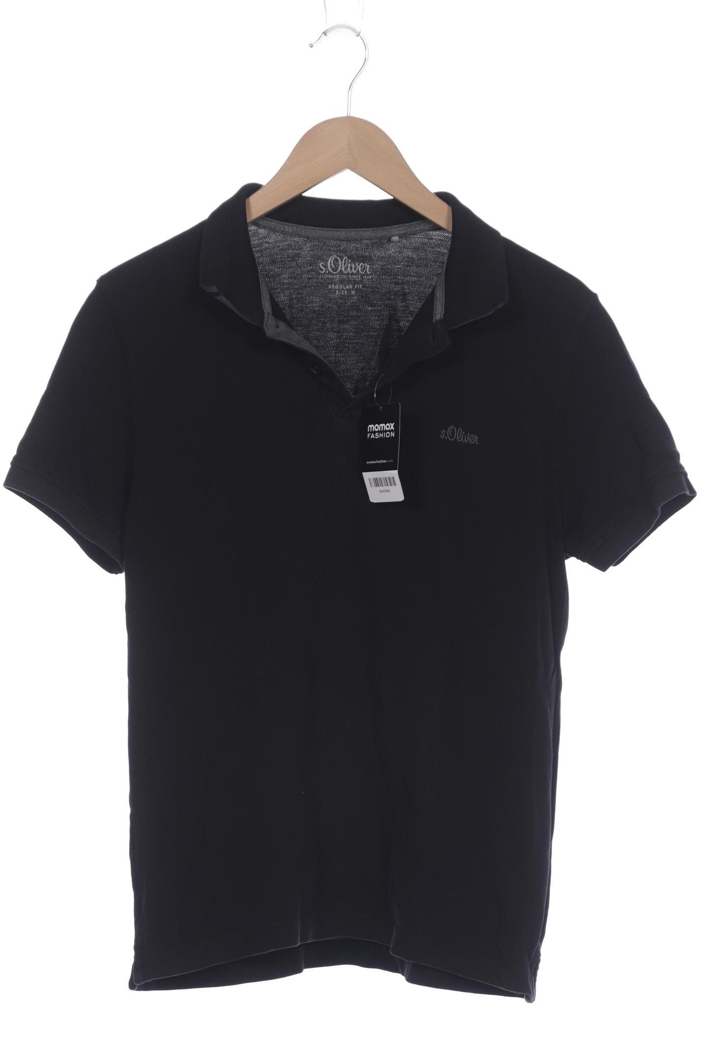 

s.Oliver Herren Poloshirt, schwarz, Gr. 48