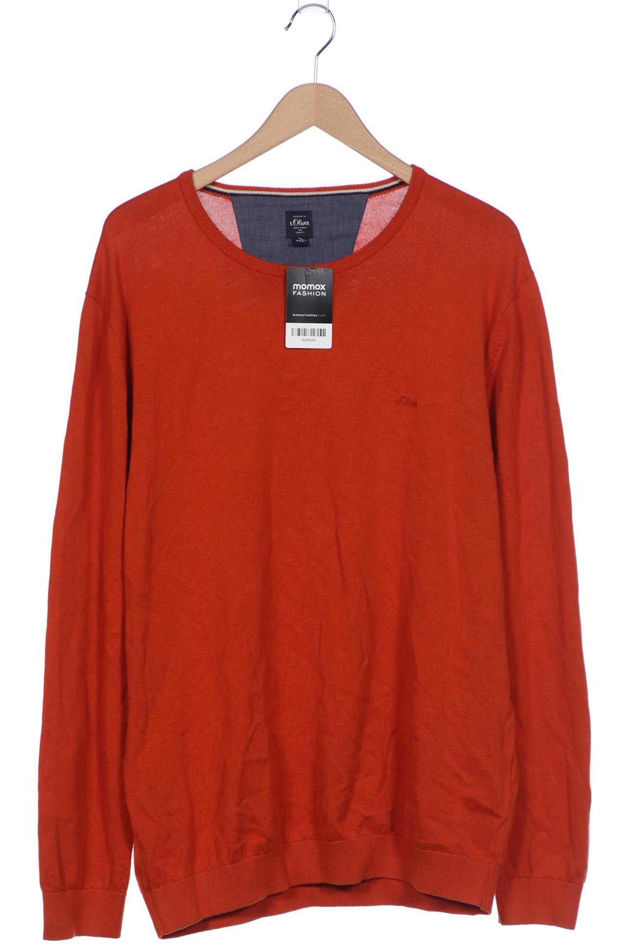 

s.Oliver Herren Pullover, orange, Gr. 56
