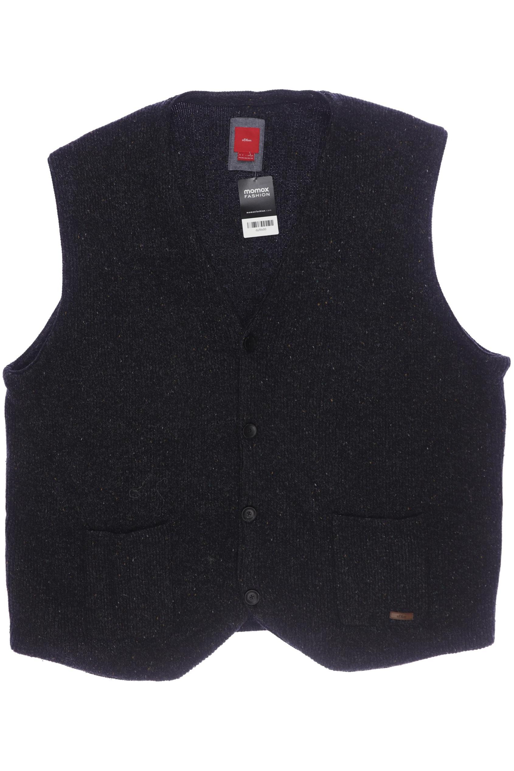 

s.Oliver Herren Weste, schwarz, Gr. 62