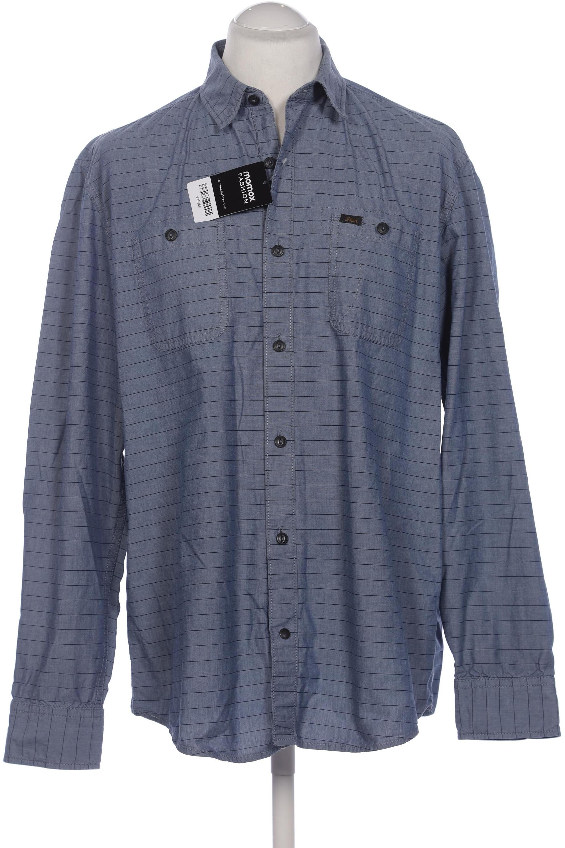 

s.Oliver Herren Hemd, blau, Gr. 54