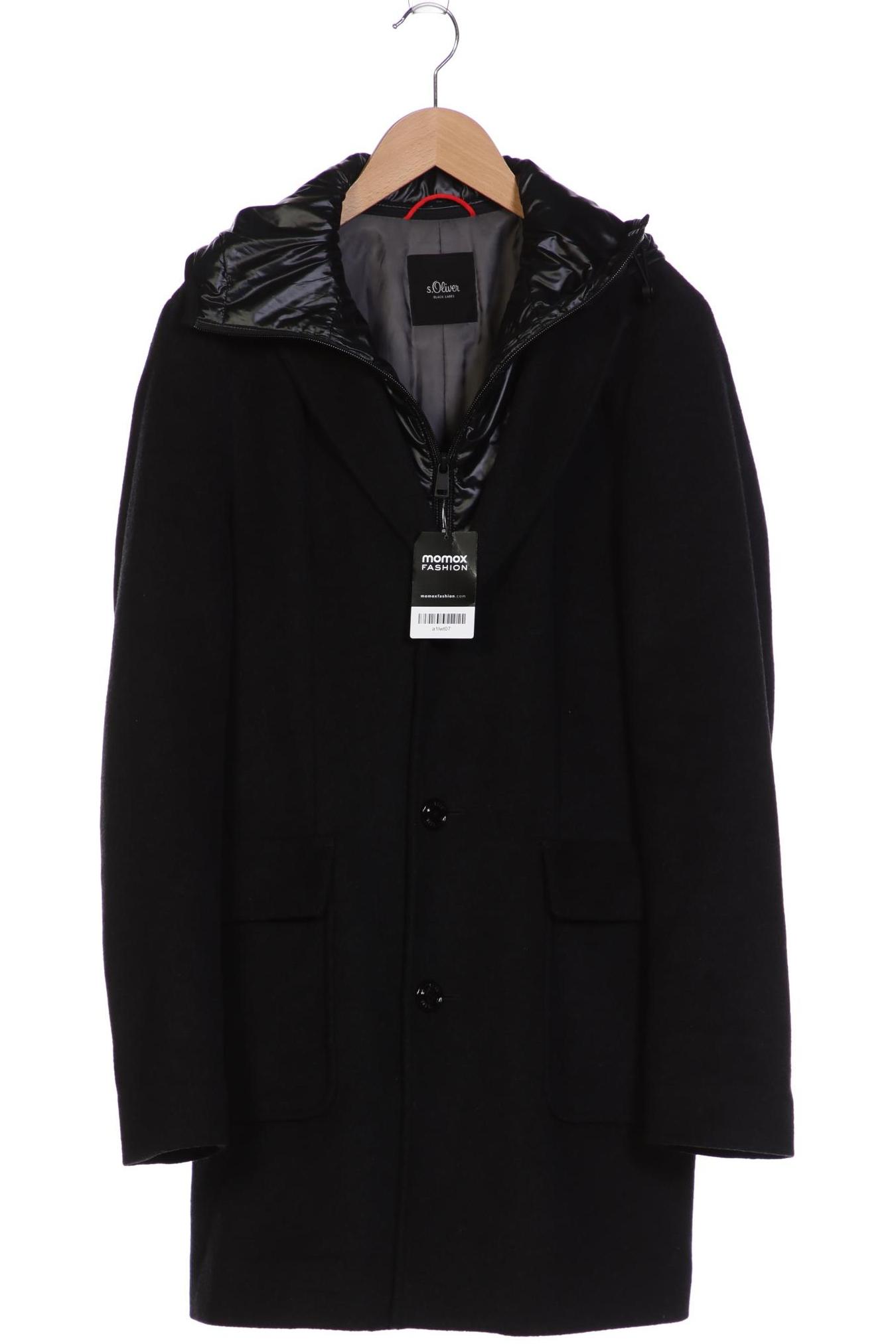 

s.Oliver Herren Mantel, schwarz