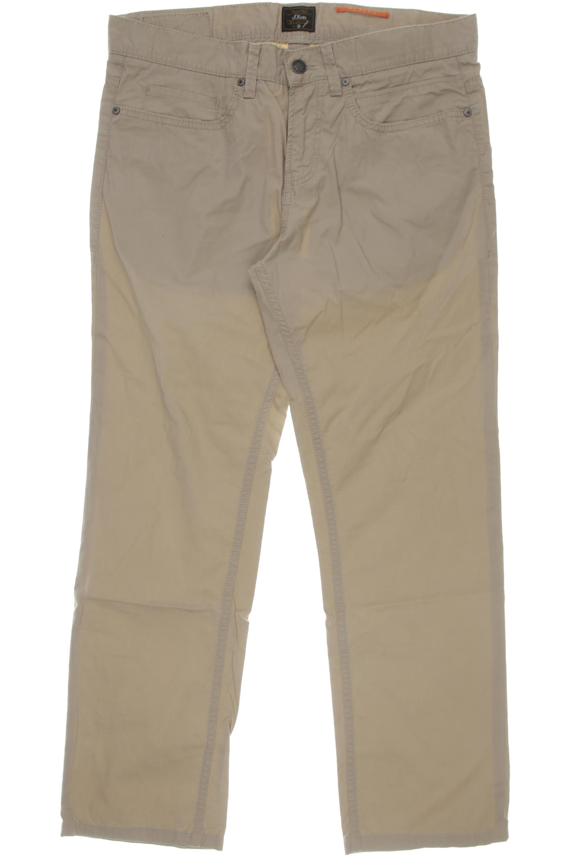

s.Oliver Herren Stoffhose, beige, Gr. 30