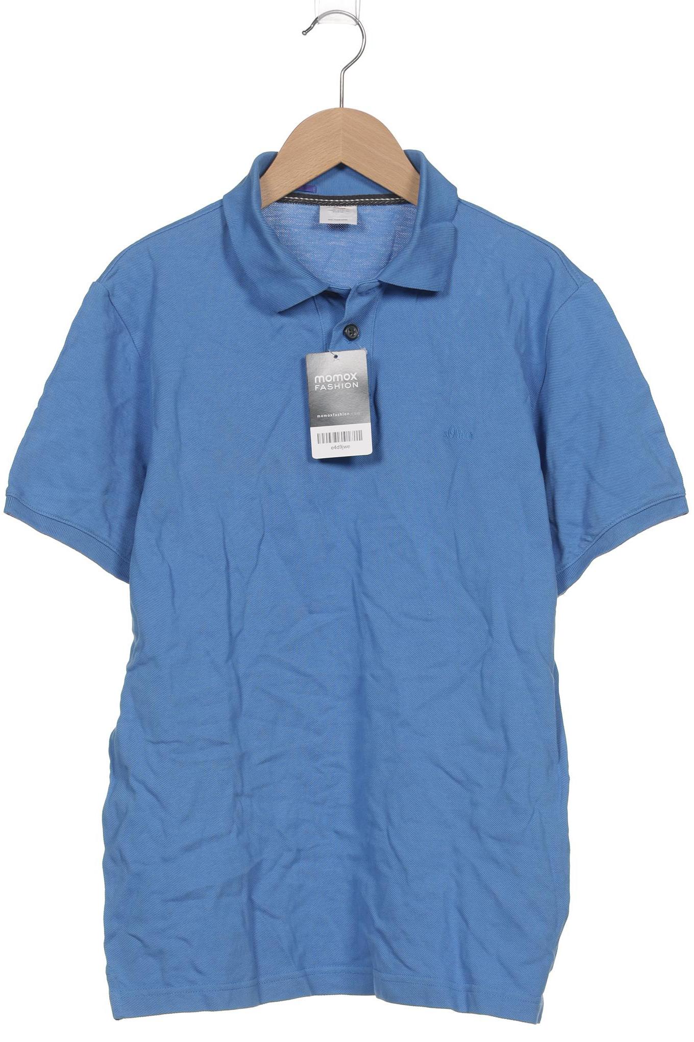 

s.Oliver Herren Poloshirt, blau, Gr. 48