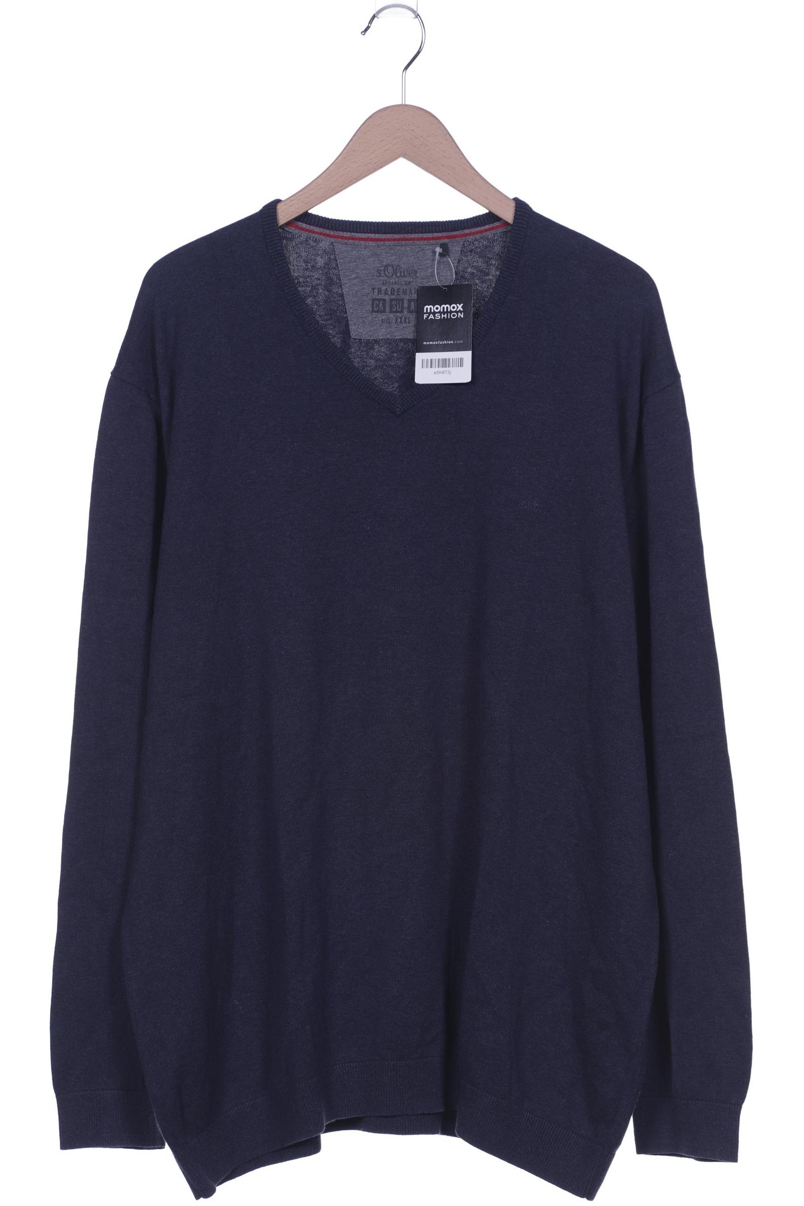 

s.Oliver Herren Pullover, blau, Gr. 58