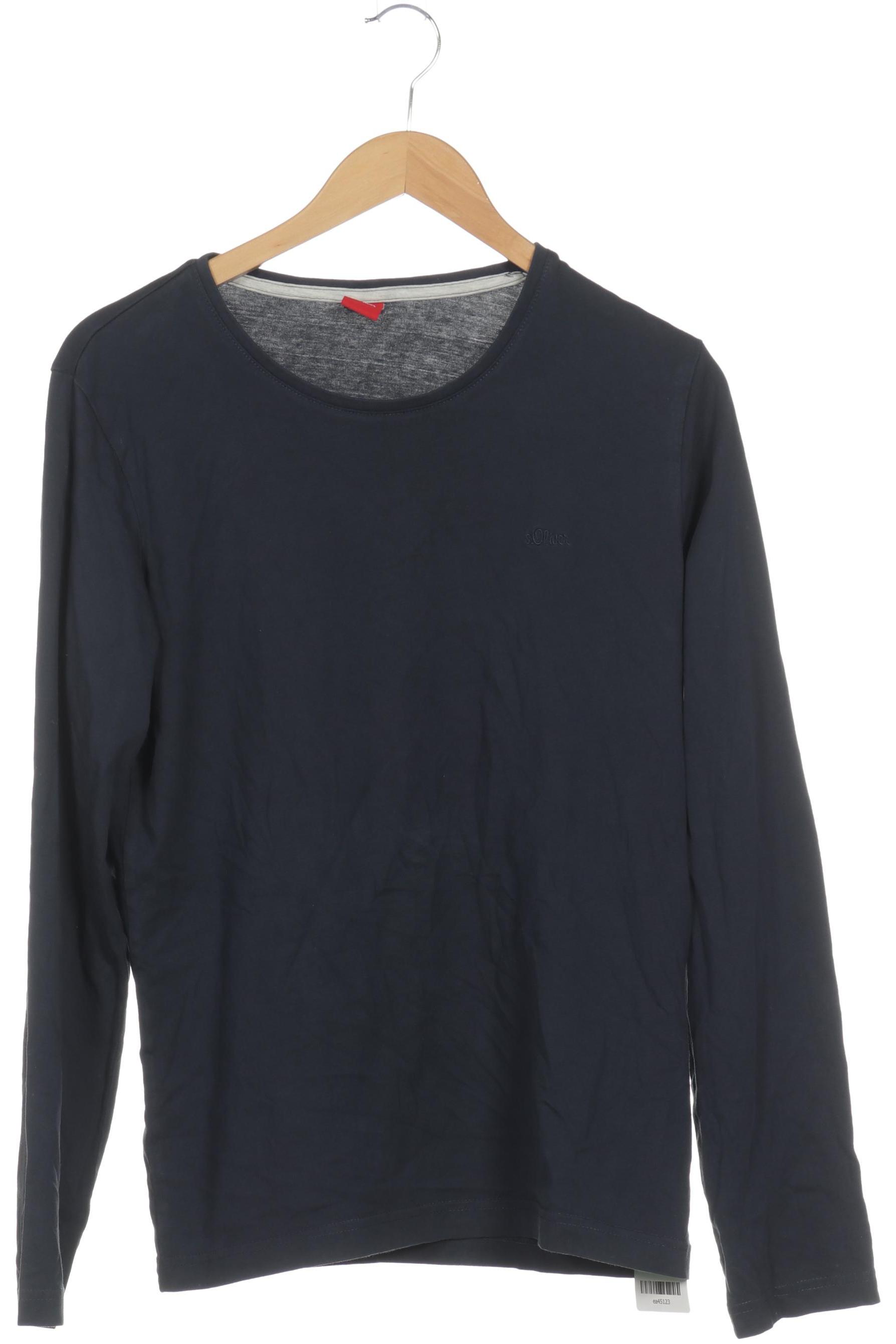 

s.Oliver Herren Langarmshirt, blau, Gr. 48