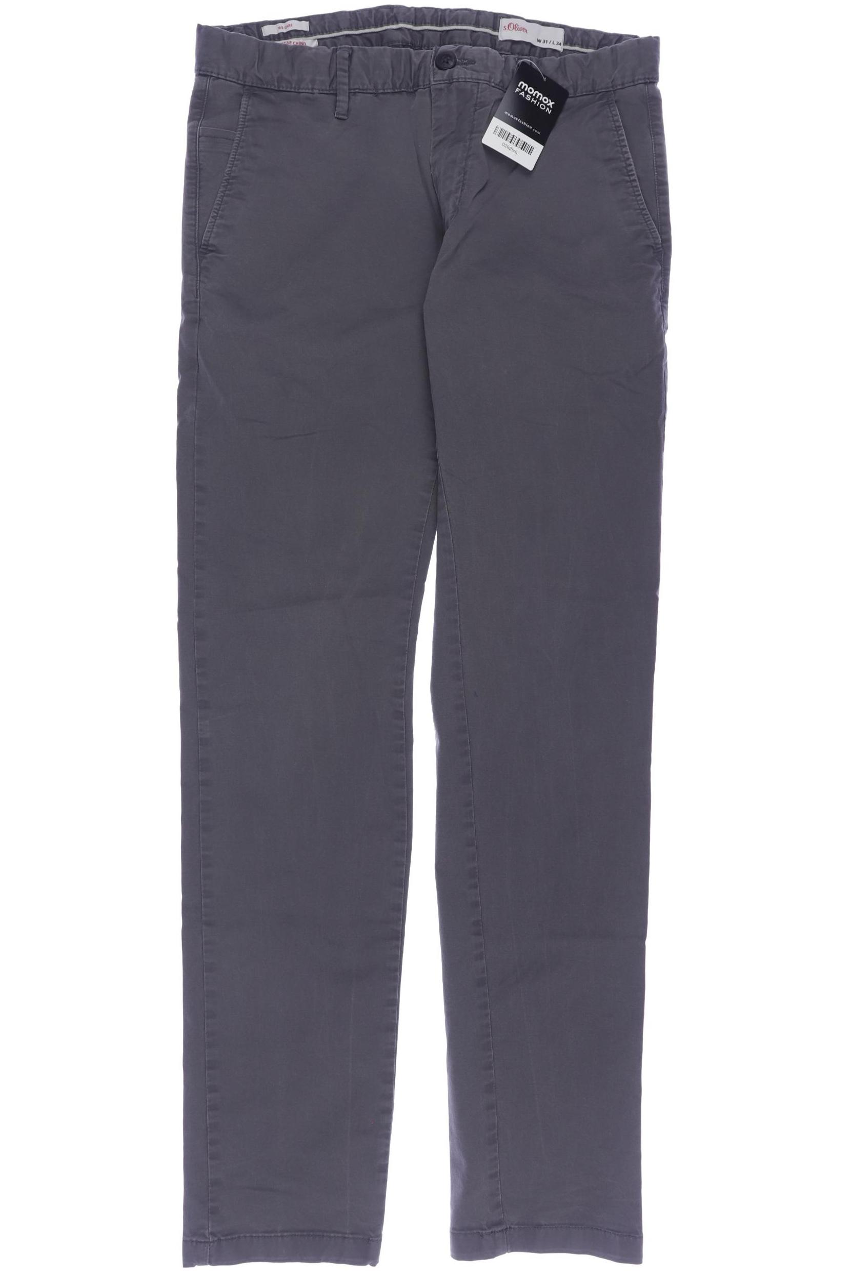

s.Oliver Herren Stoffhose, grau, Gr. 31