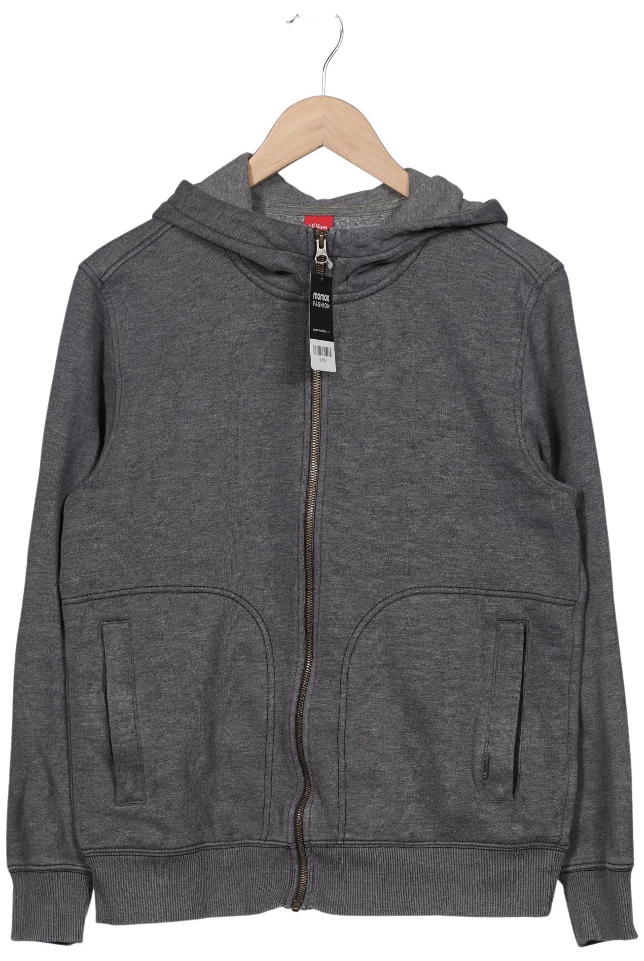 

s.Oliver Herren Kapuzenpullover, grau, Gr. 48