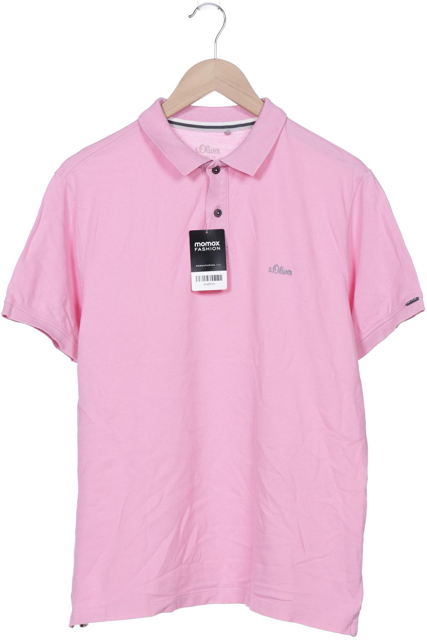 

s.Oliver Herren Poloshirt, pink, Gr. 52