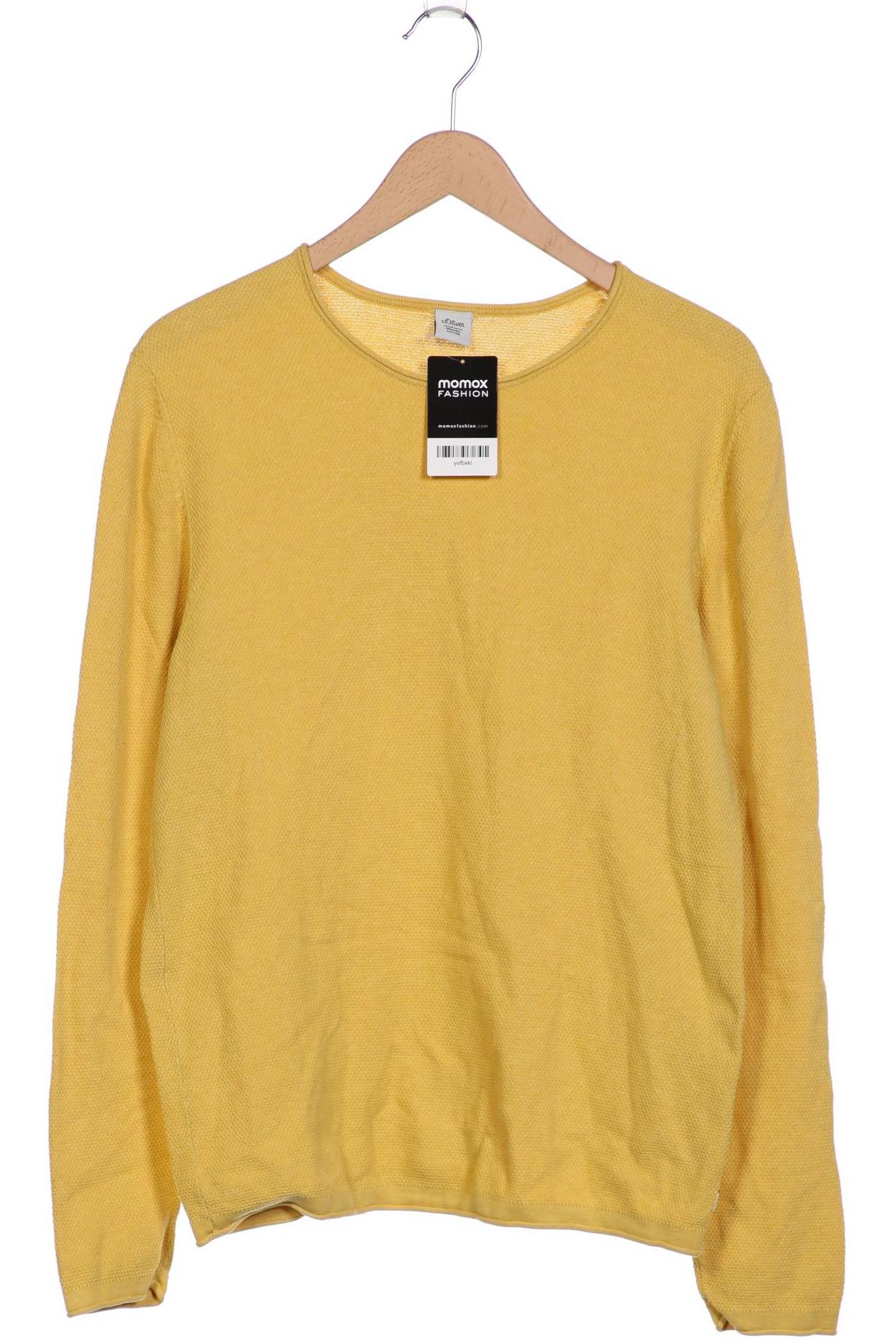 

s.Oliver Herren Pullover, gelb, Gr. 48