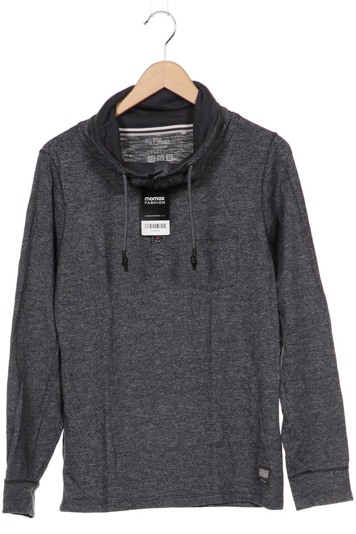

s.Oliver Herren Langarmshirt, grau, Gr. 48