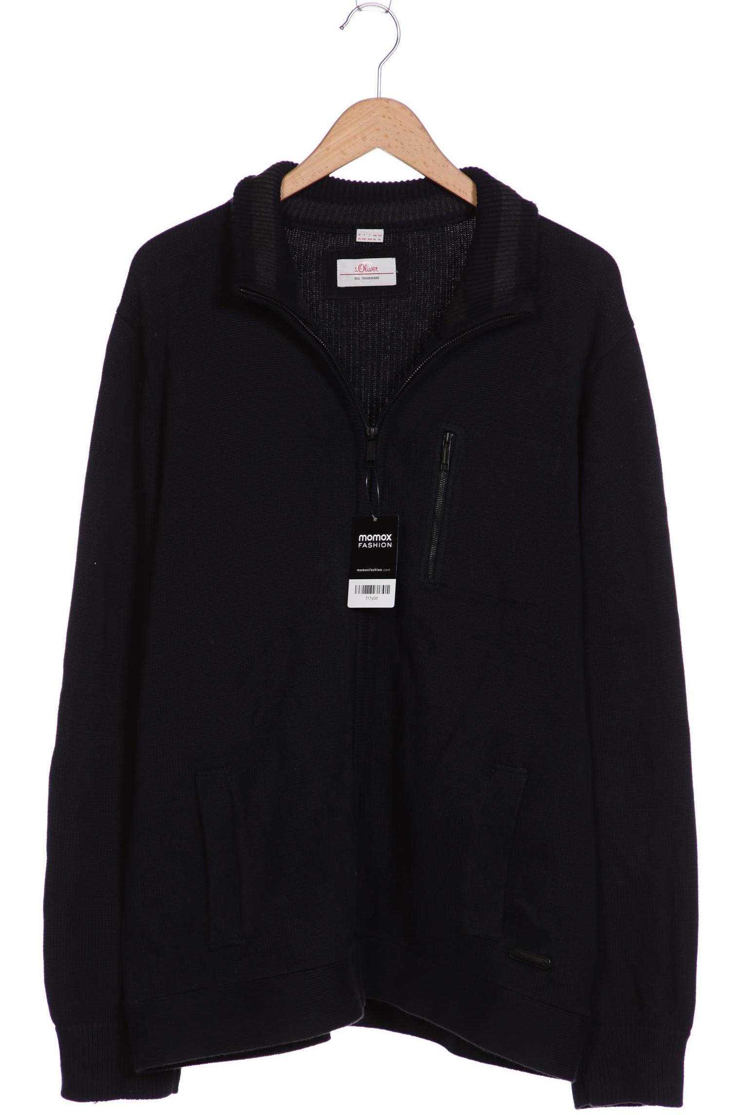 

s.Oliver Herren Strickjacke, marineblau, Gr. 54